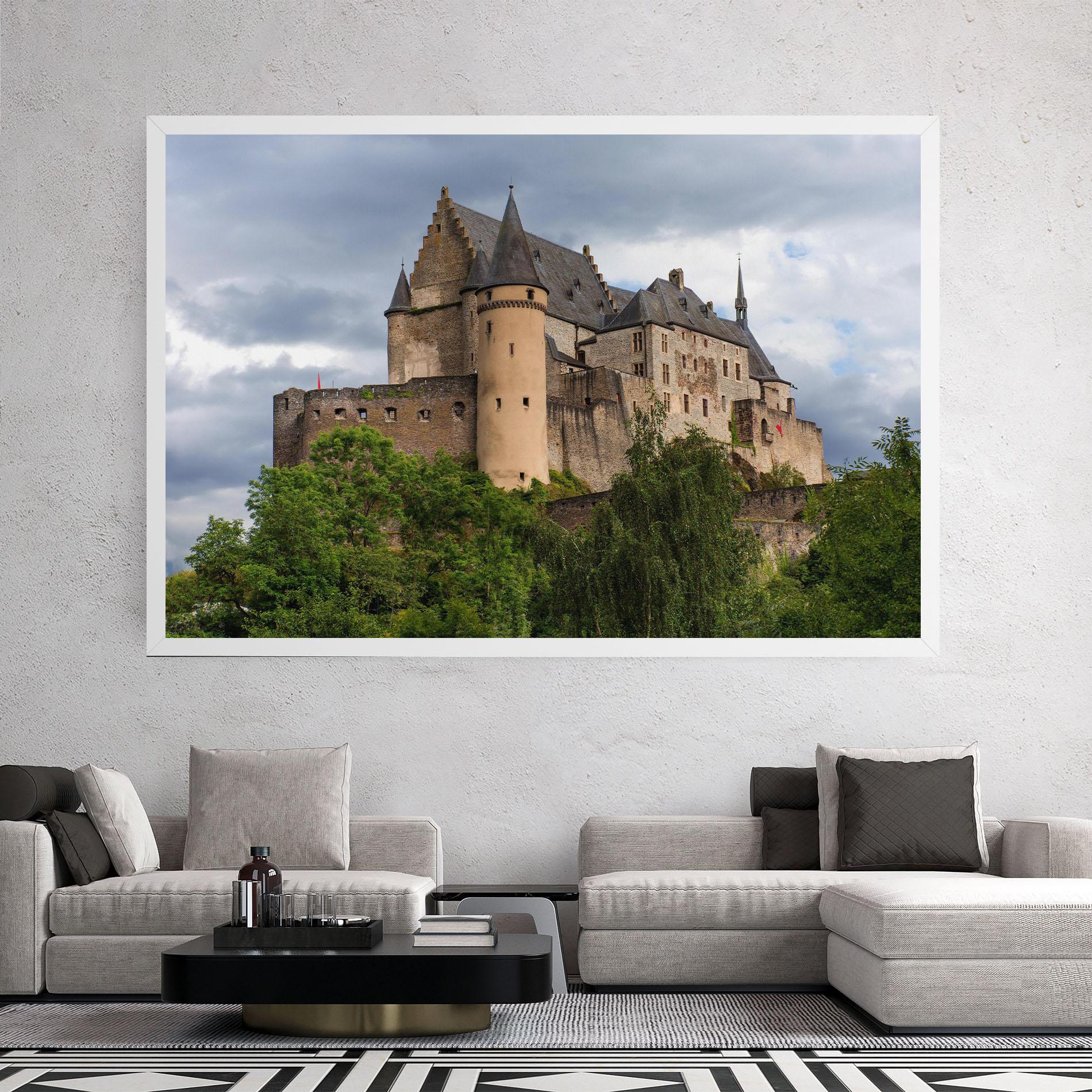 Leinwandbild Castle Vianden mockup 2