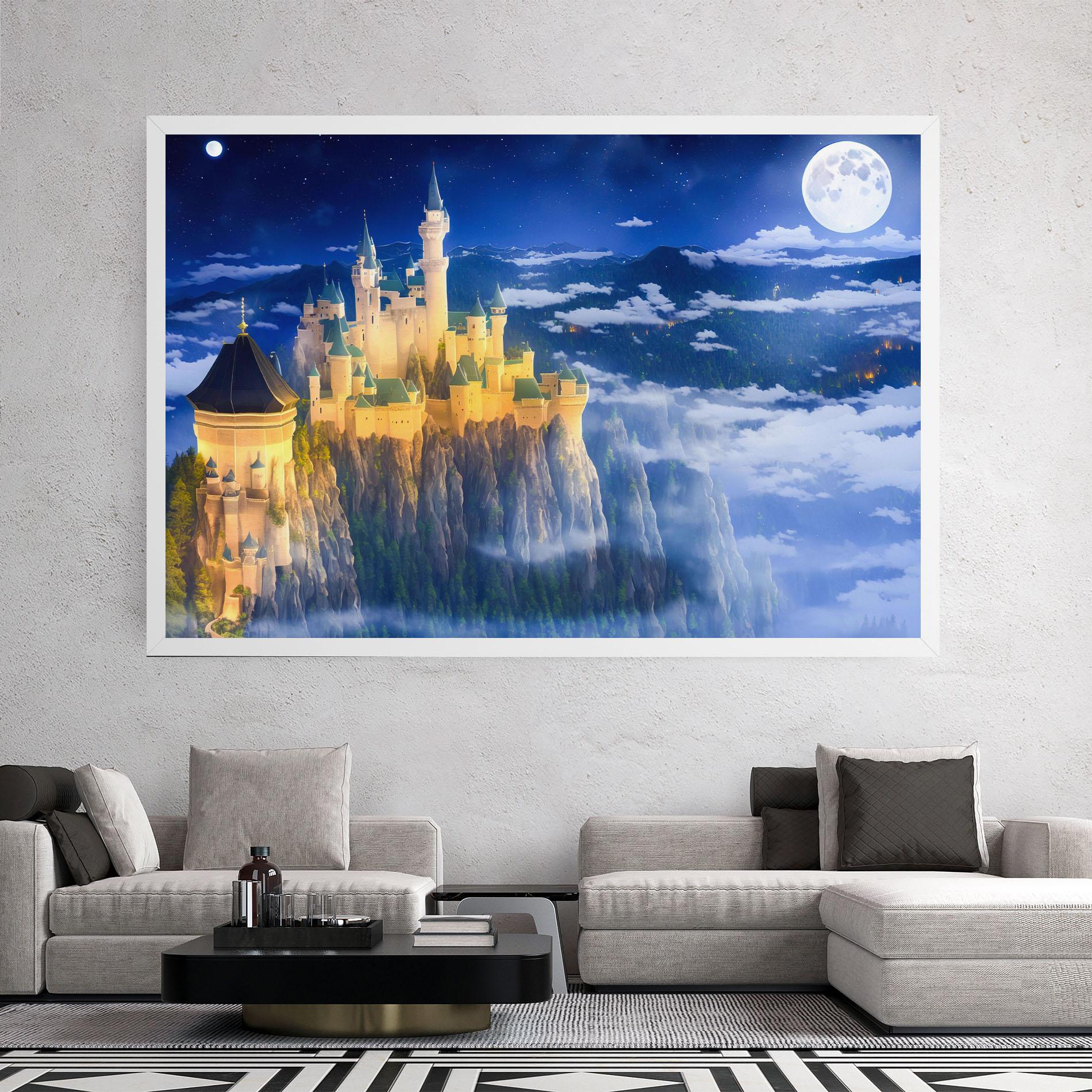 Leinwandbild Fairytale Castle mockup 2