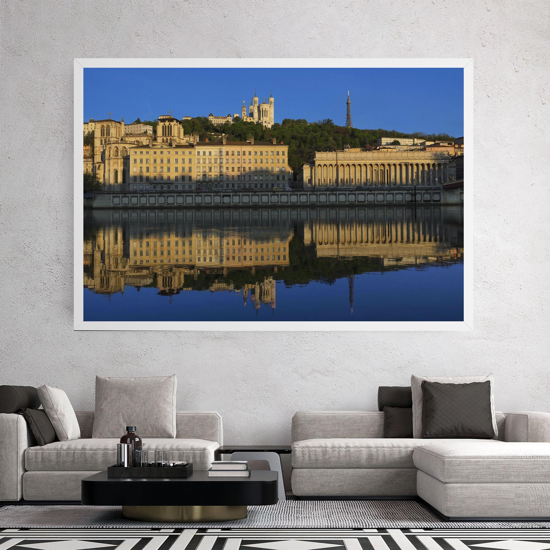Leinwandbild Lyon France mockup 2