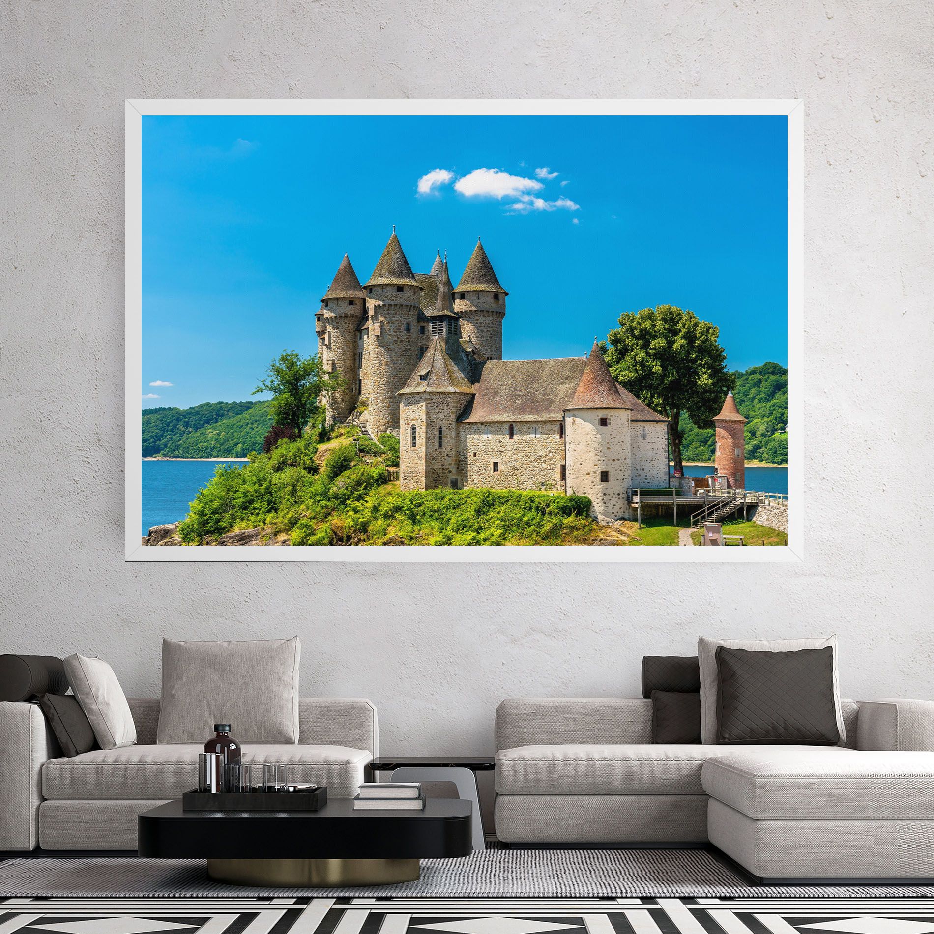Medieval Castle France mockup 2