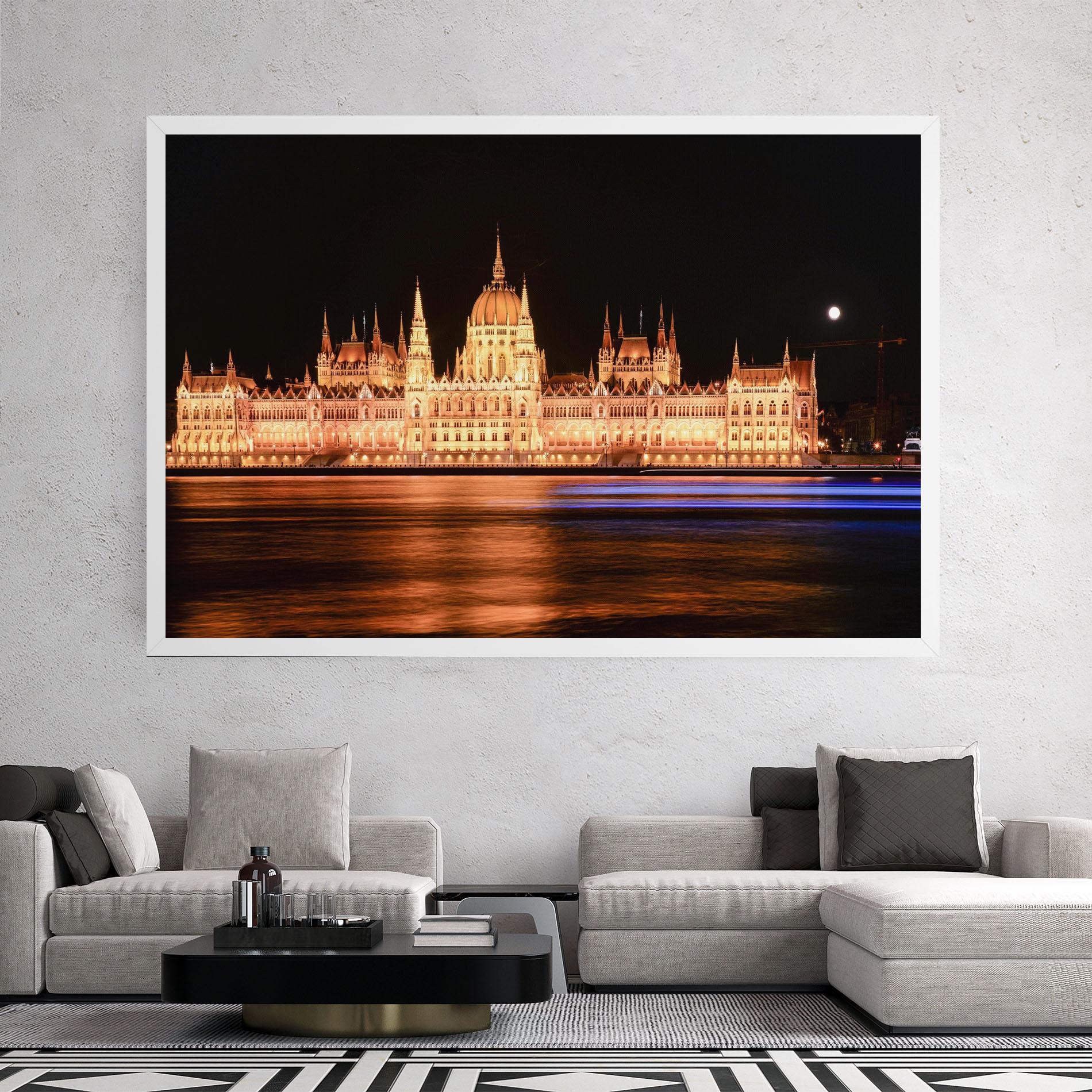 Leinwandbild Night Reflection mockup 2