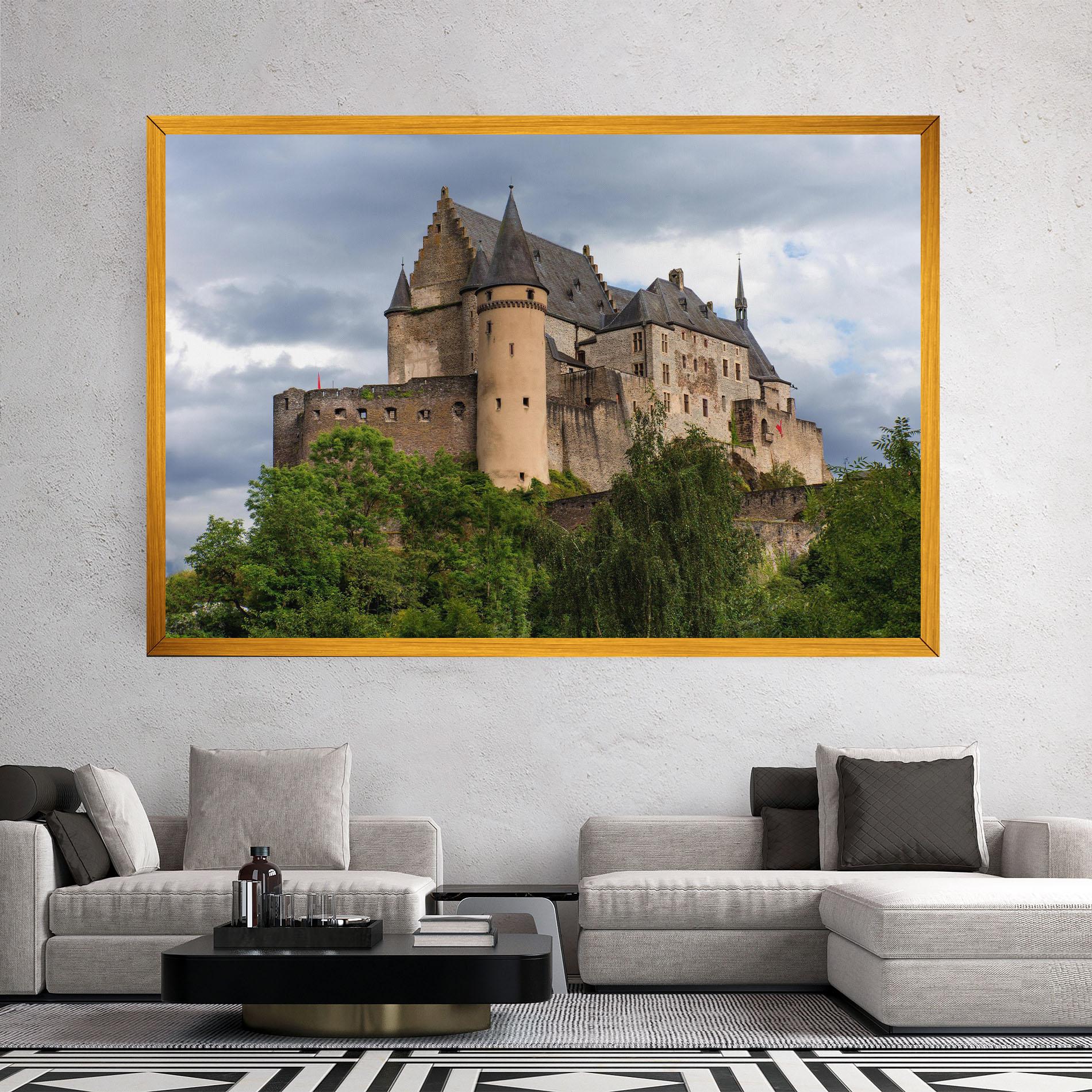 Leinwandbild Castle Vianden mockup 2