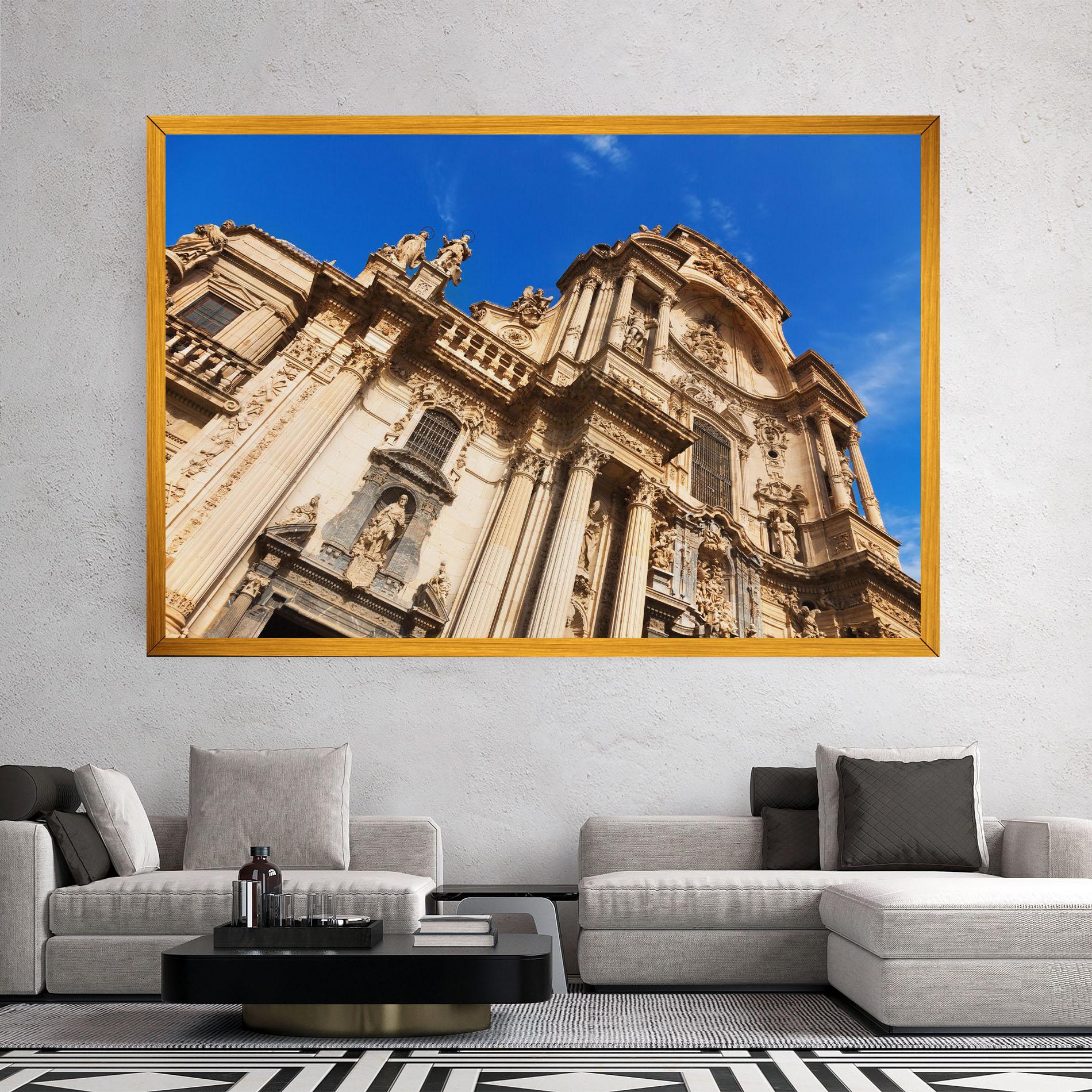 Leinwandbild Church Saint Mary mockup 2