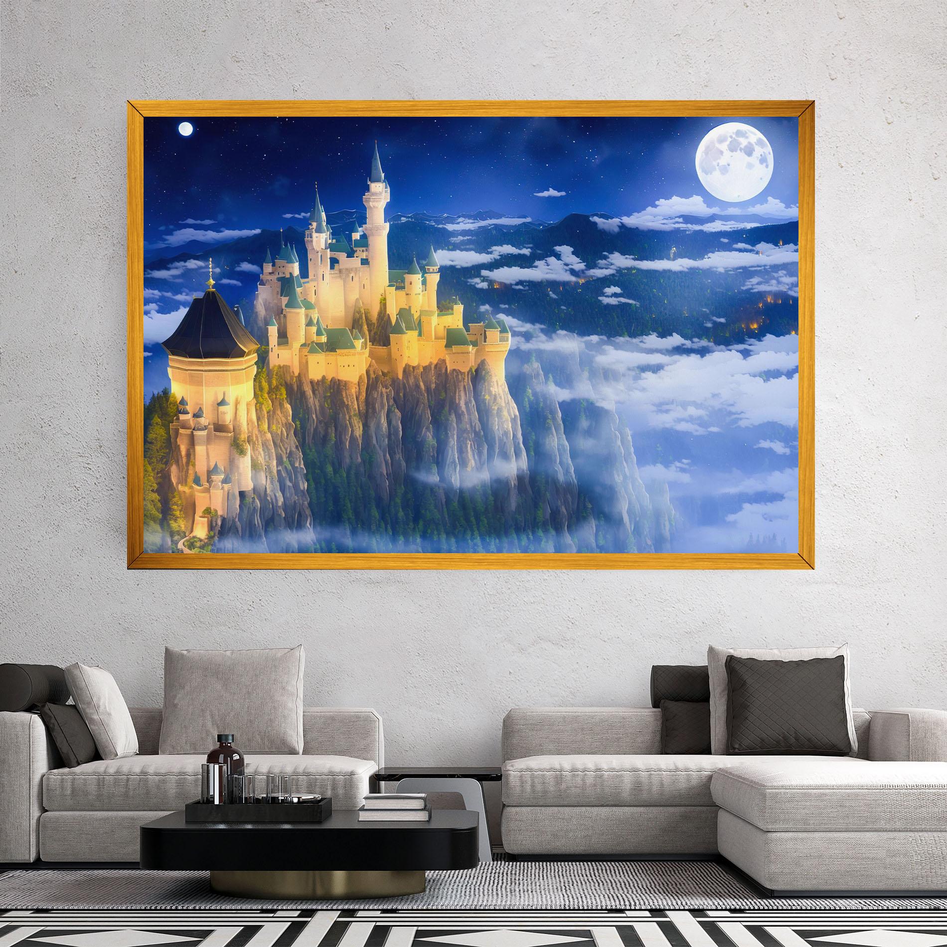 Leinwandbild Fairytale Castle mockup 2