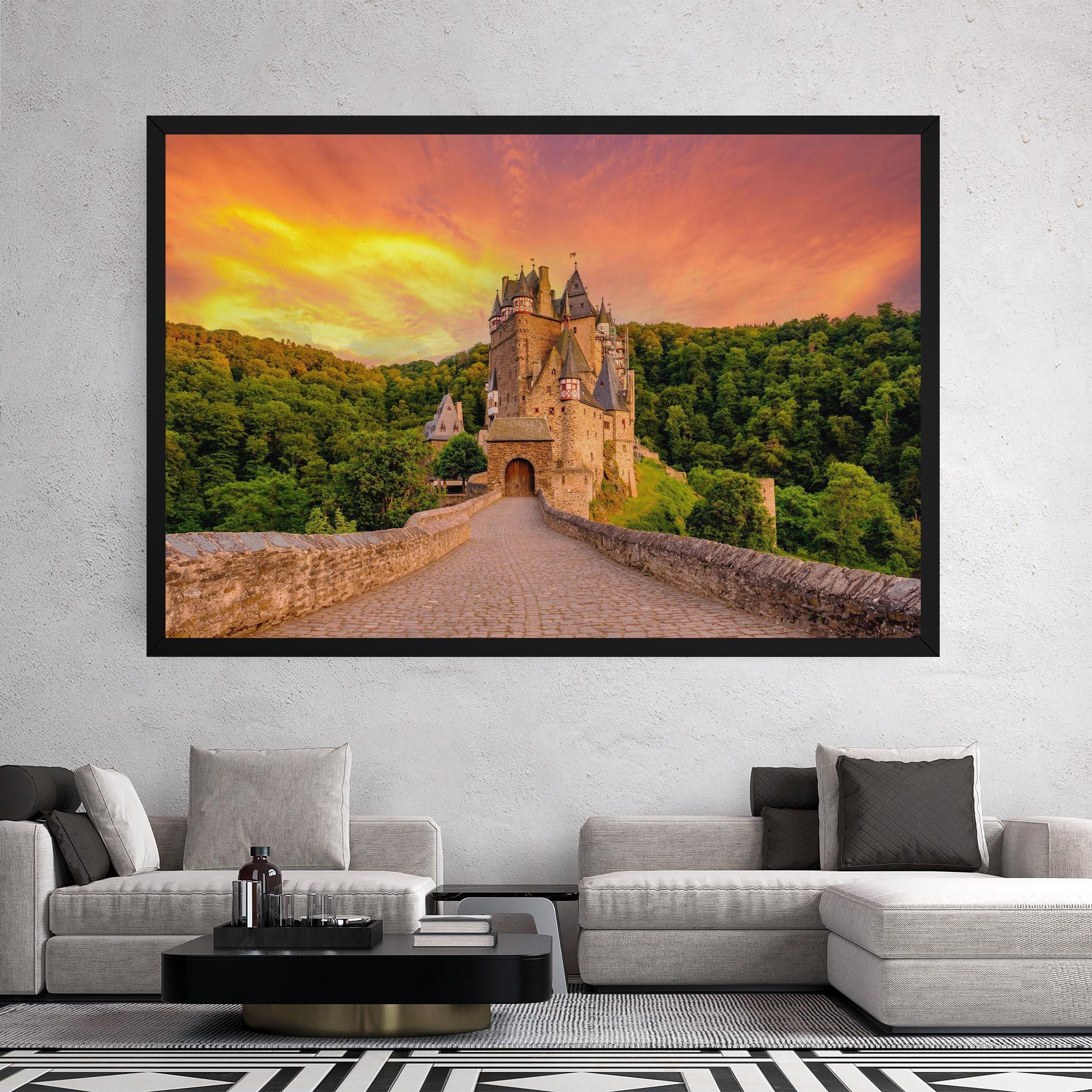 Leinwandbild Burg Eltz Castle mockup 2