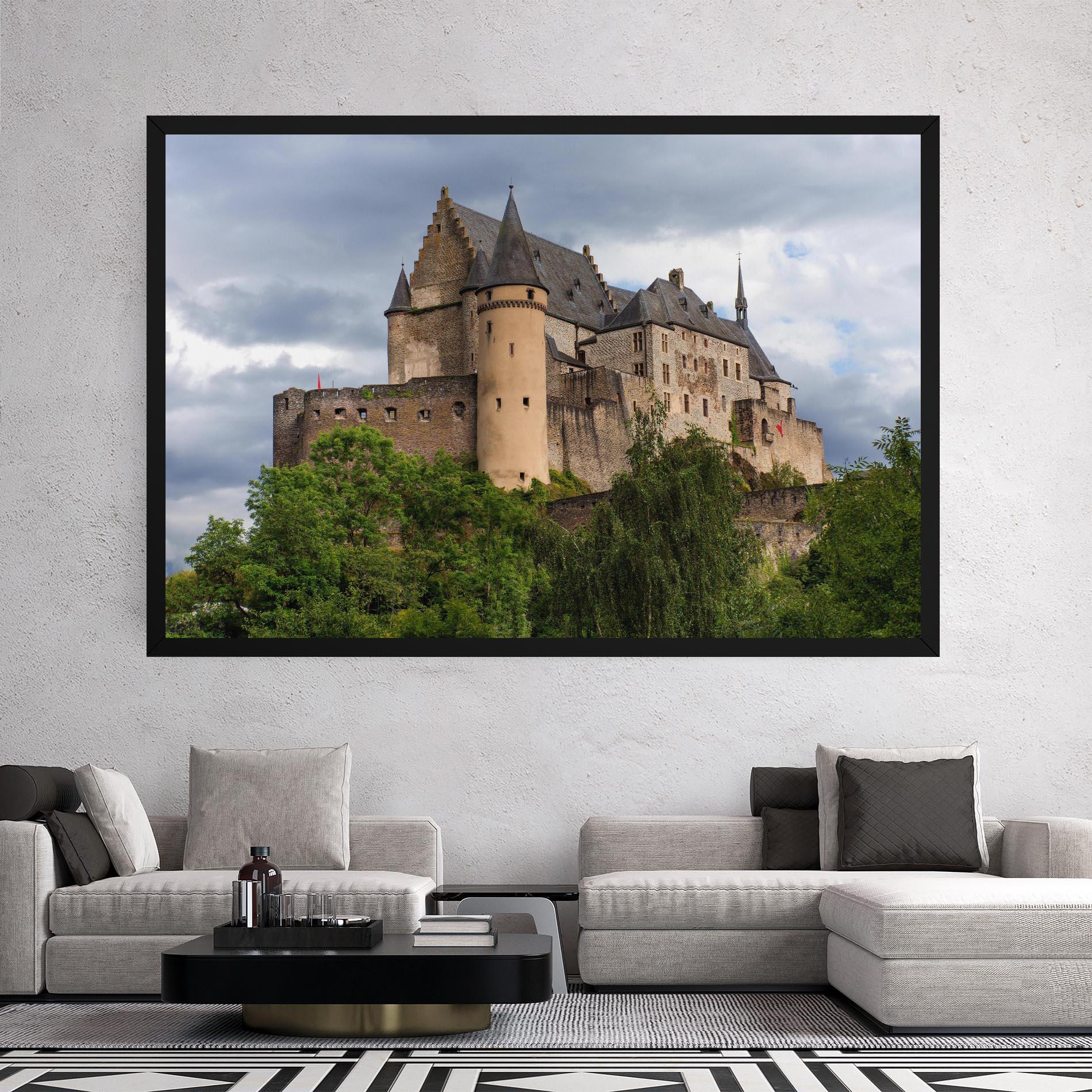 Leinwandbild Castle Vianden mockup 2