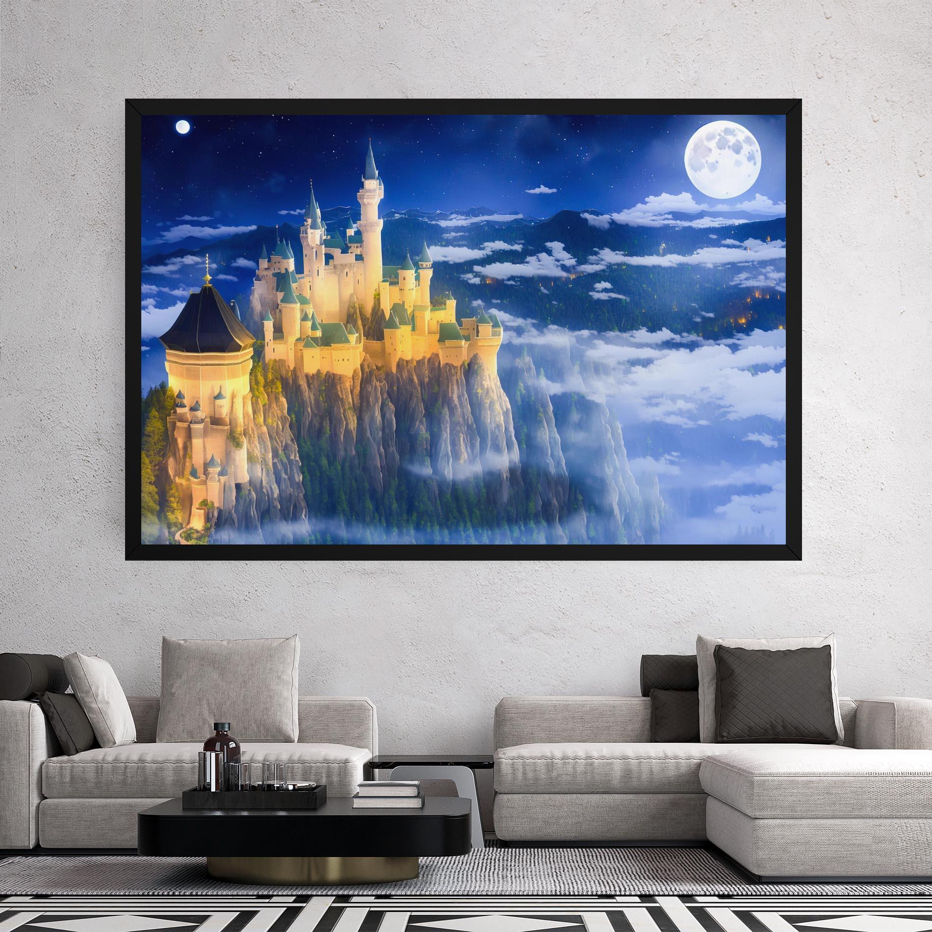 Leinwandbild Fairytale Castle mockup 2