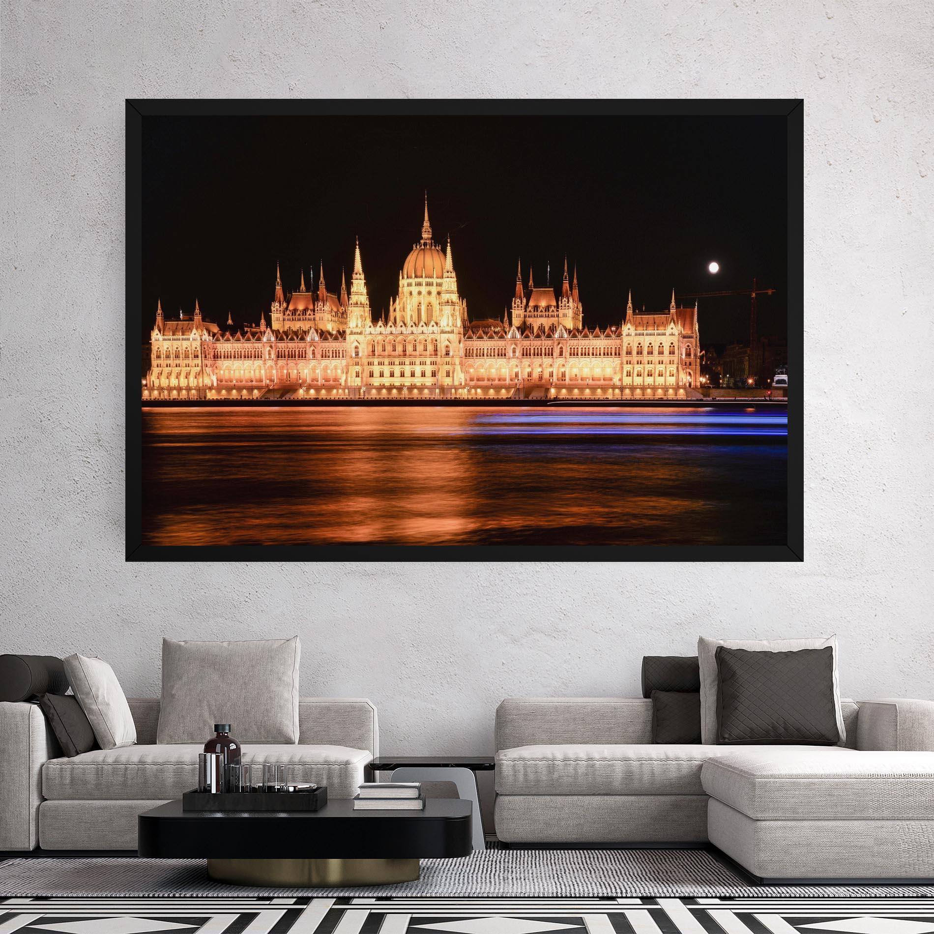 Leinwandbild Night Reflection mockup 2