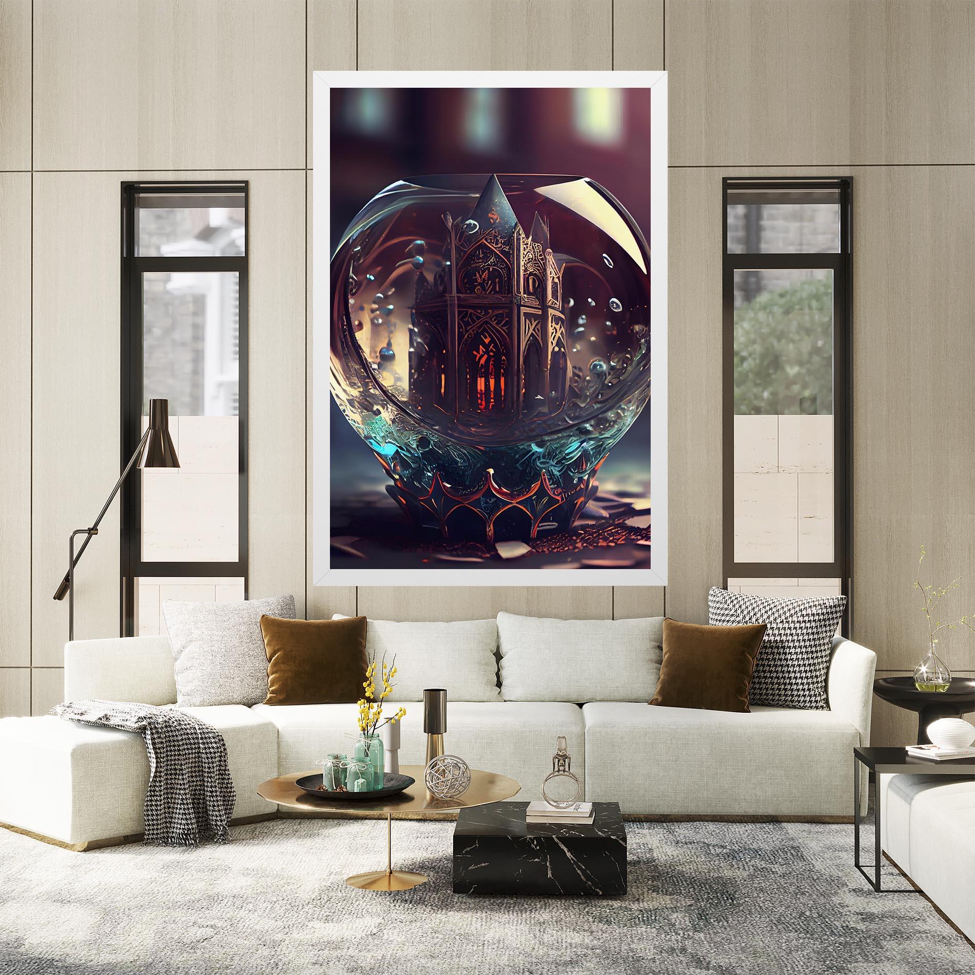 Leinwandbild Church Ball mockup 2