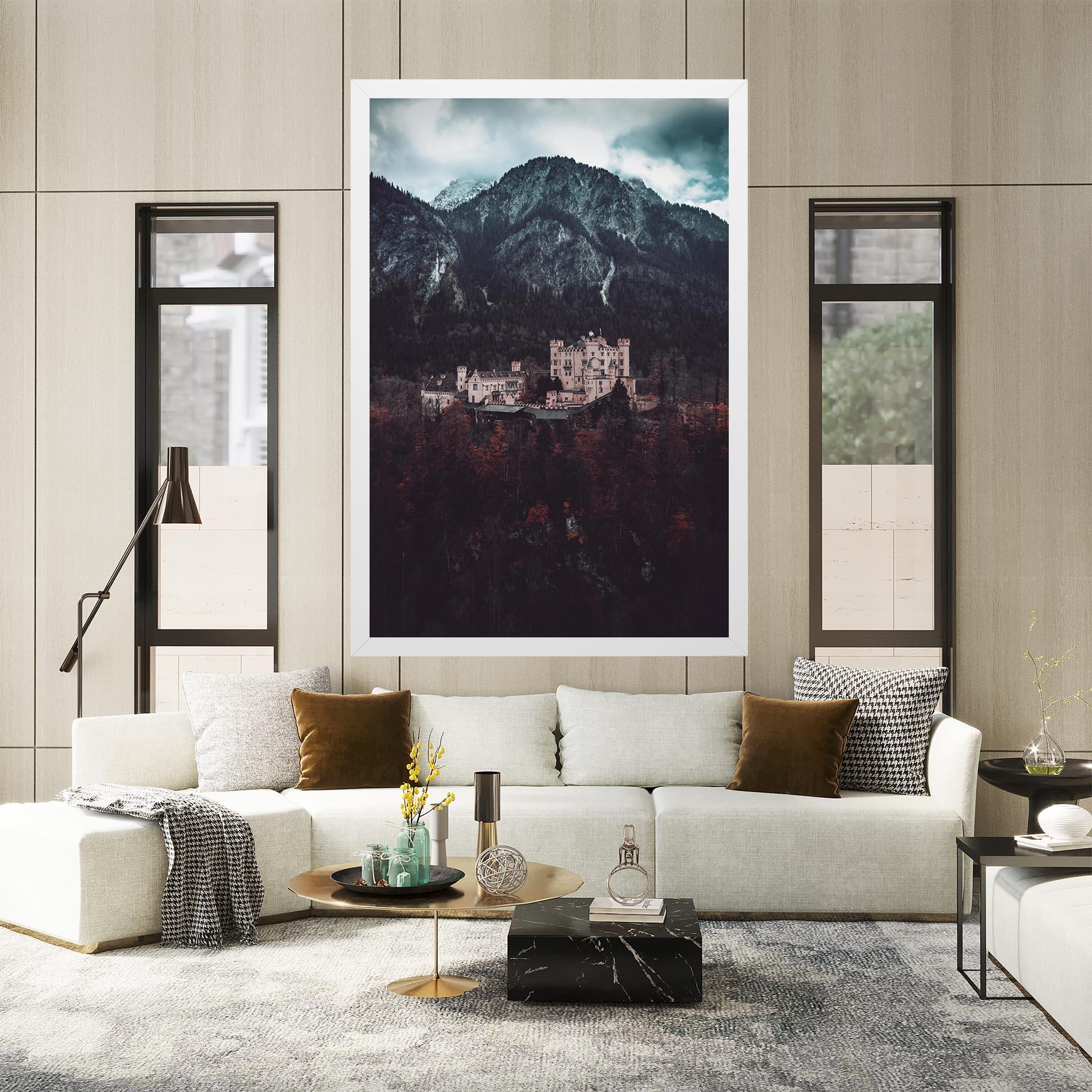 Leinwandbild Forest Castle mockup 2