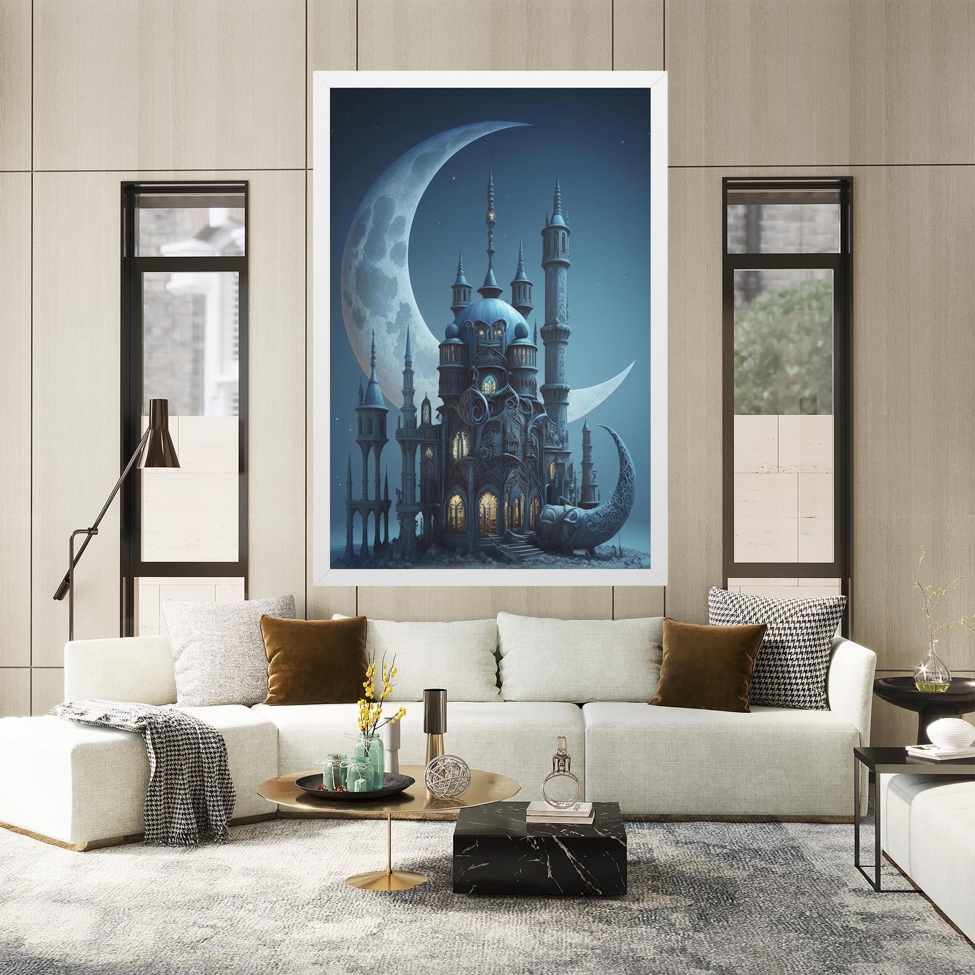Leinwandbild Mosque Moon mockup 2
