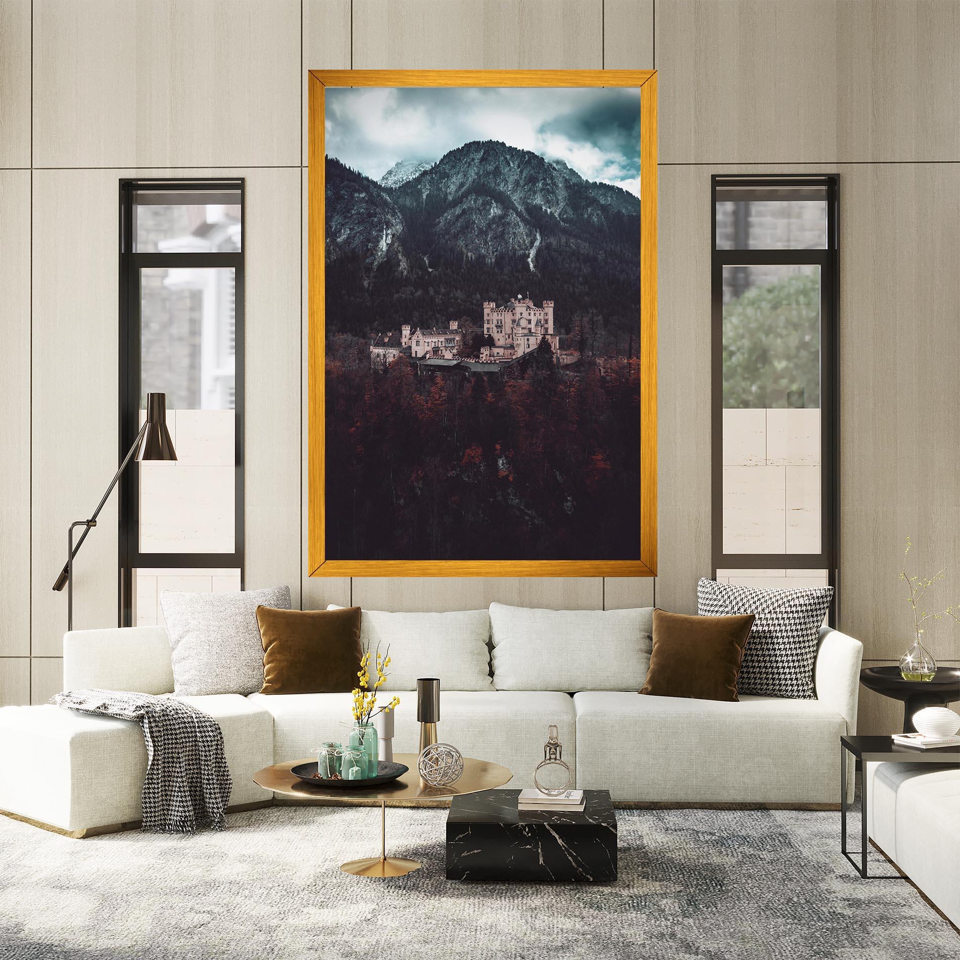 Leinwandbild Forest Castle mockup 2