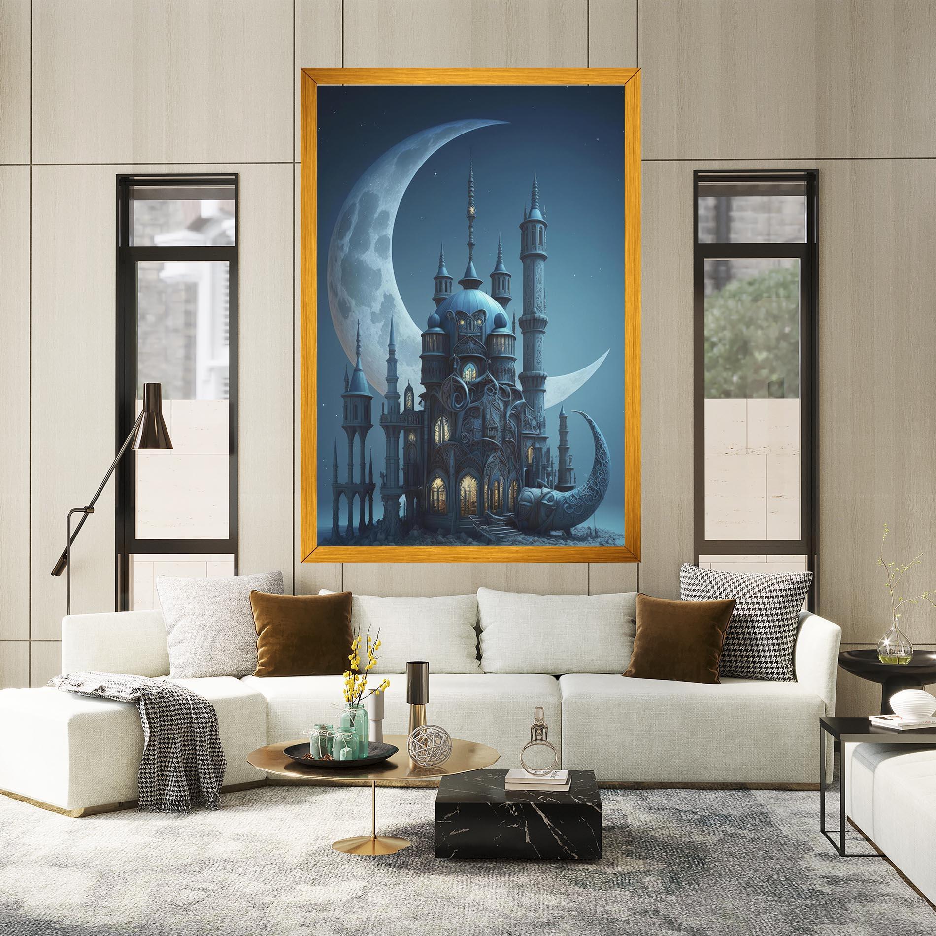 Leinwandbild Mosque Moon mockup 2