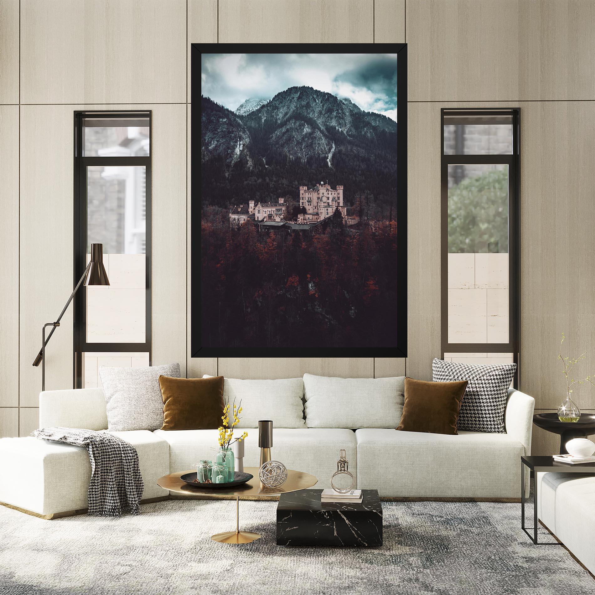 Leinwandbild Forest Castle mockup 2