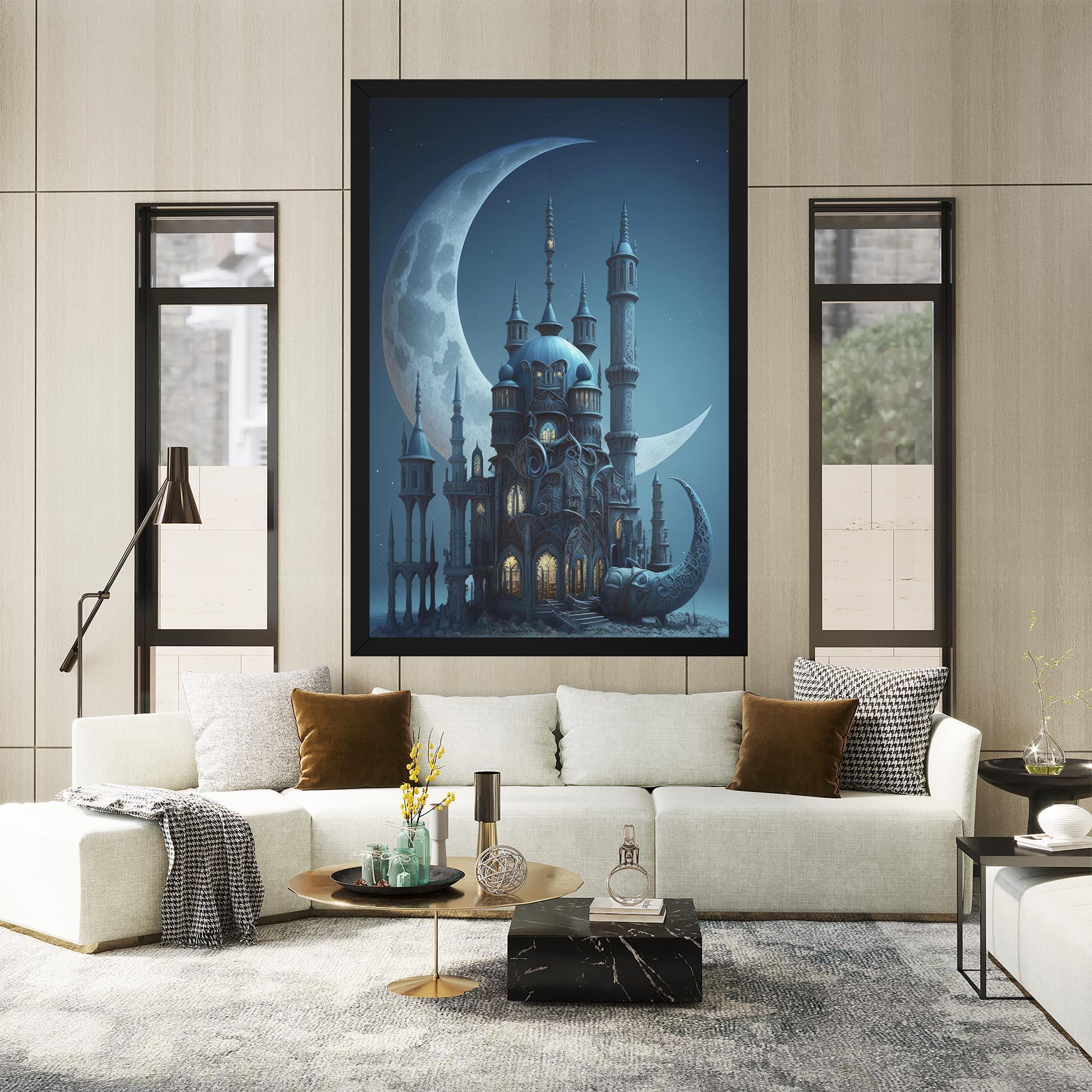 Leinwandbild Mosque Moon mockup 2
