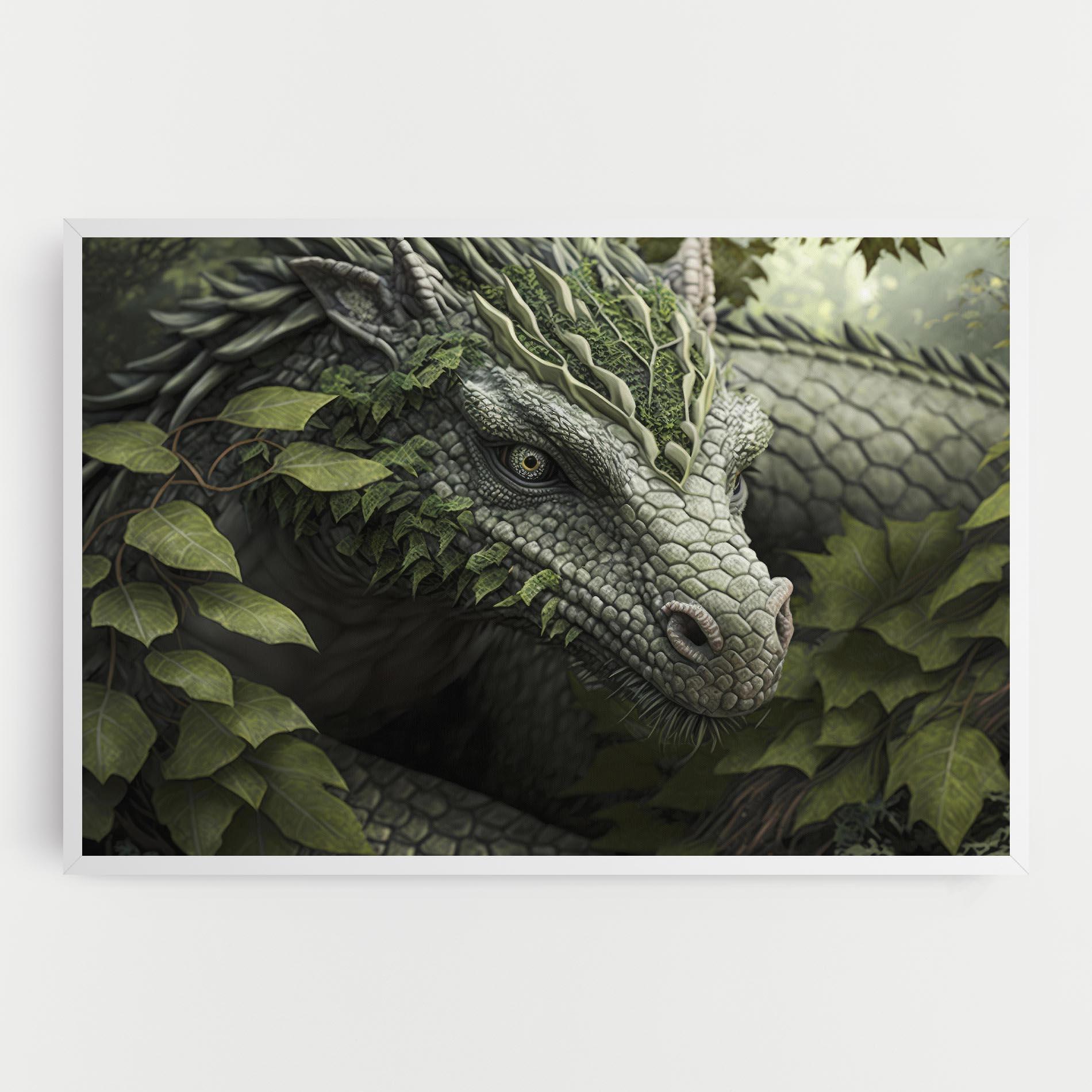 Leinwandbild Ancient Forest Dragon mockup 0