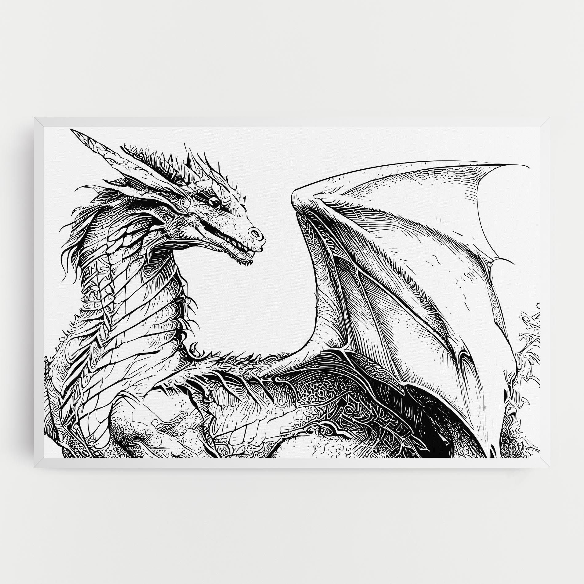 Dragon Sketch mockup 0