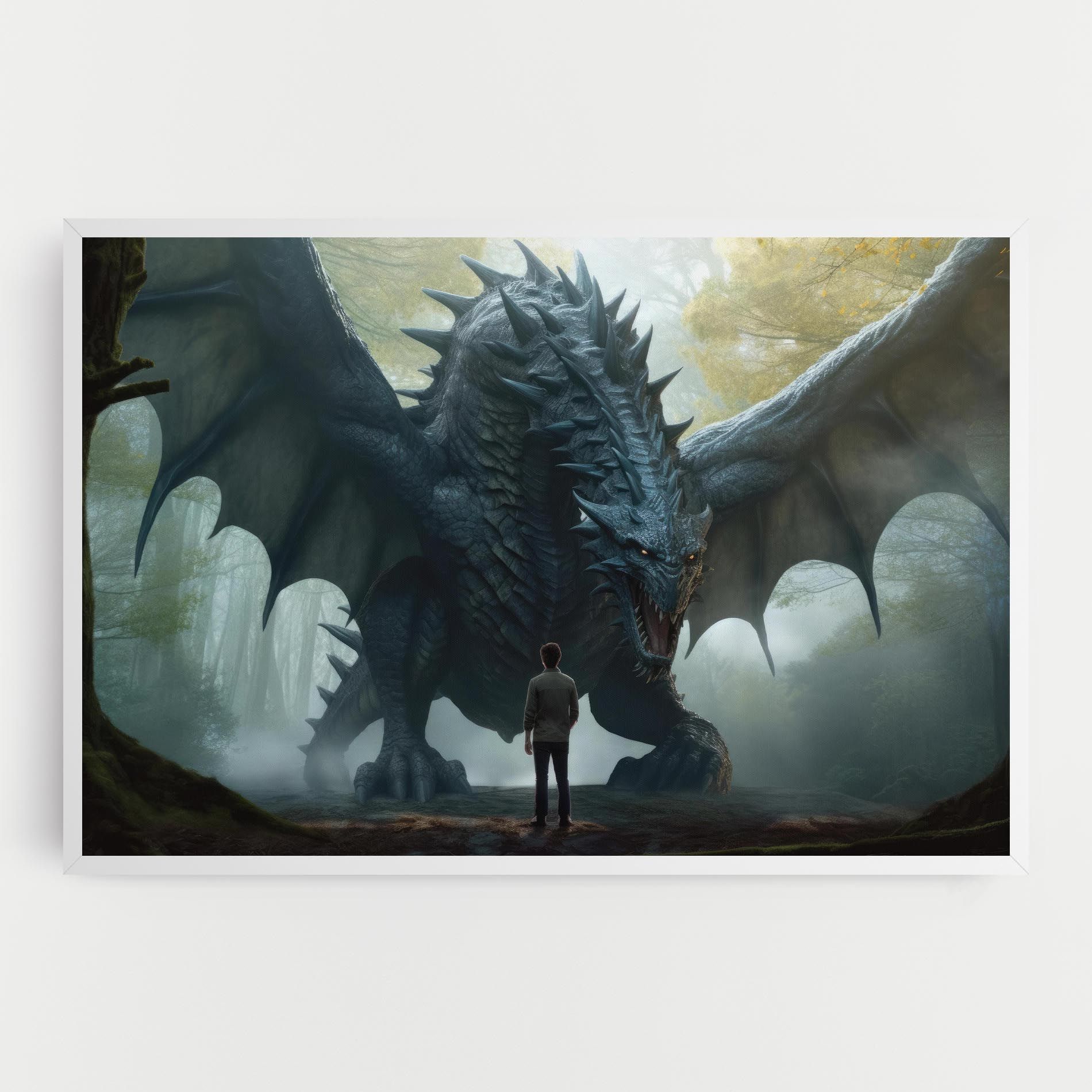 Huge Dragon Fantasy mockup 0