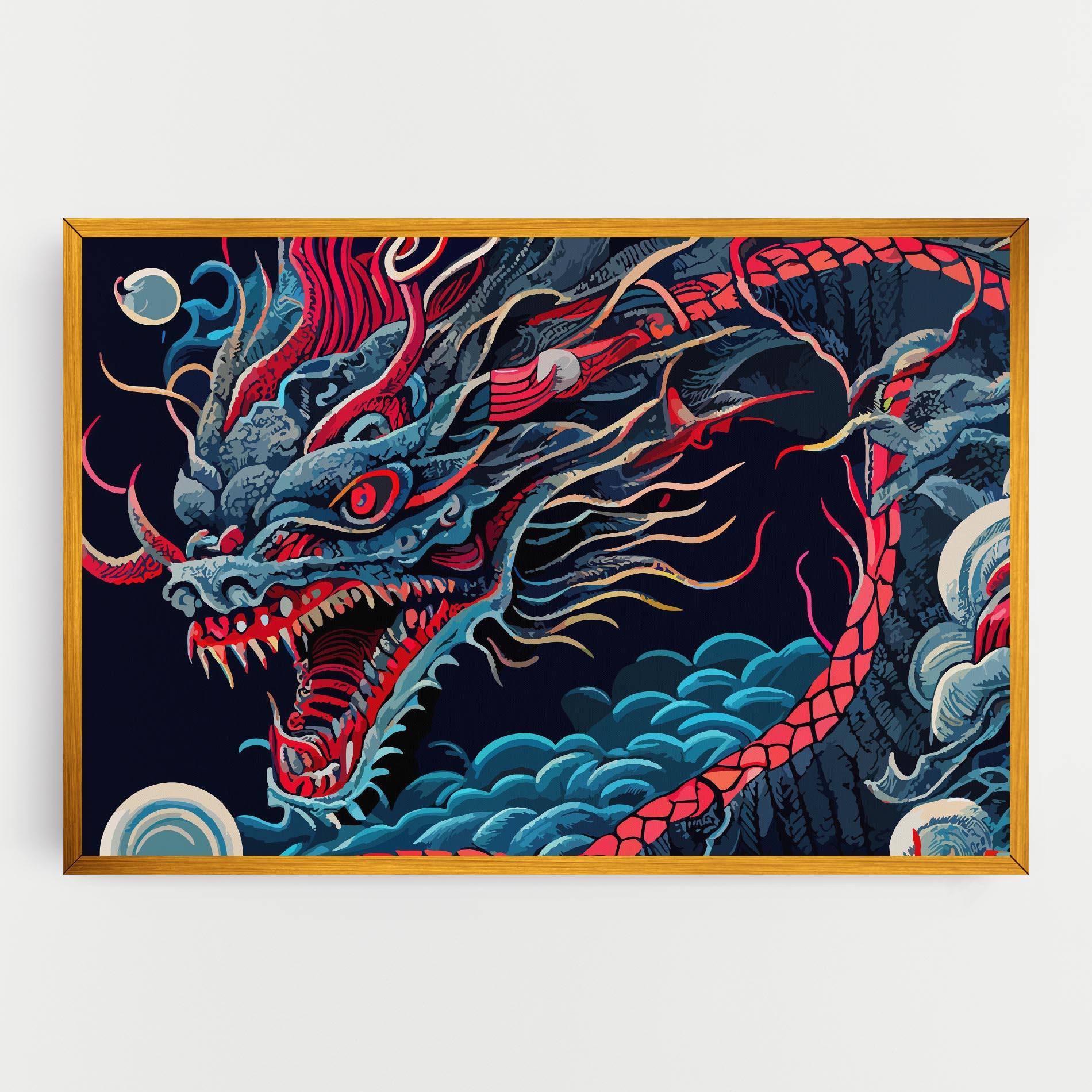 Leinwandbild Cloud Dragon mockup 0