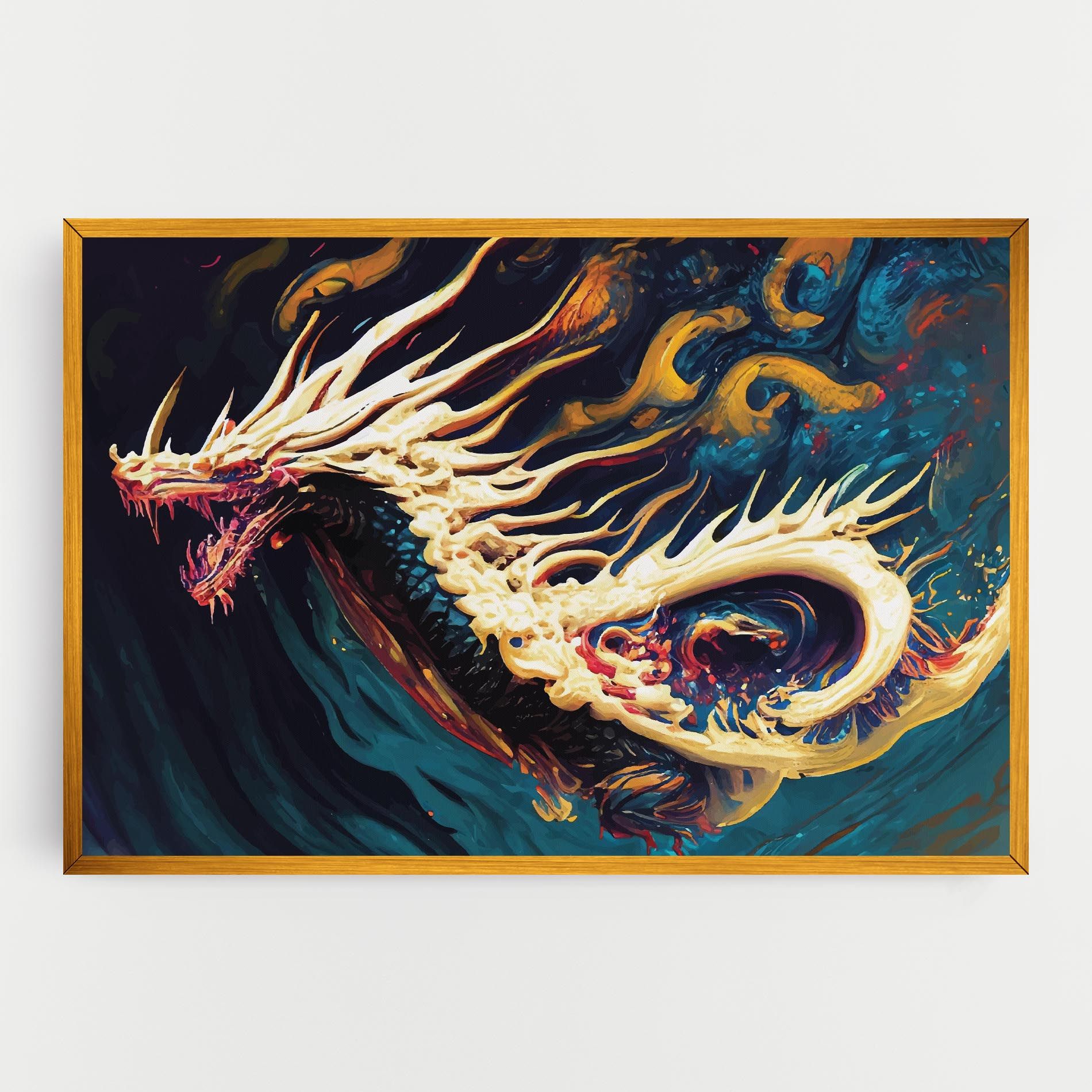 Flying Acrylic Dragon mockup 0