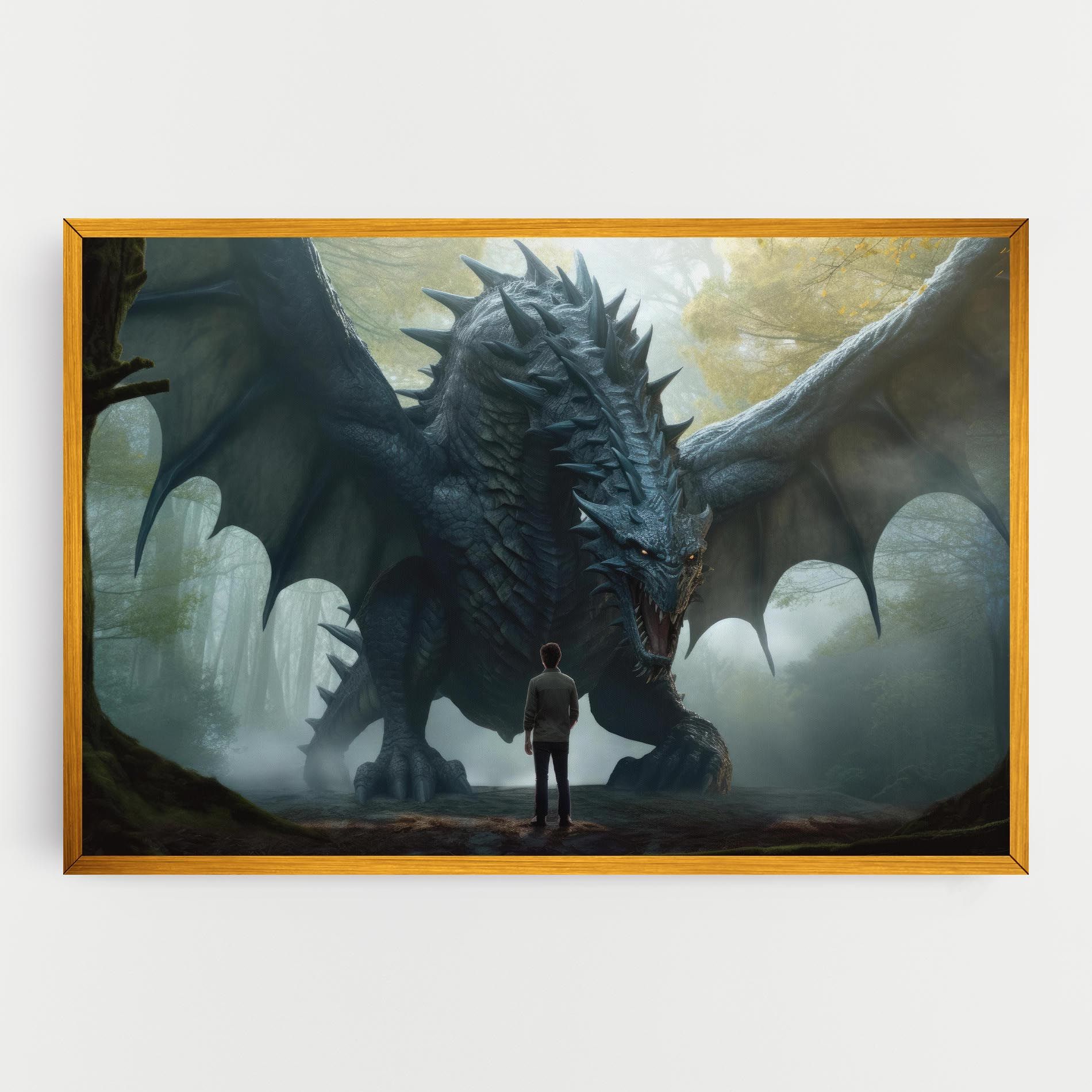 Huge Dragon Fantasy mockup 0