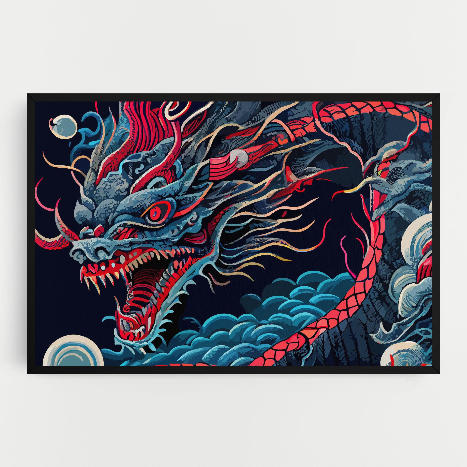 Leinwandbild Cloud Dragon mockup 0