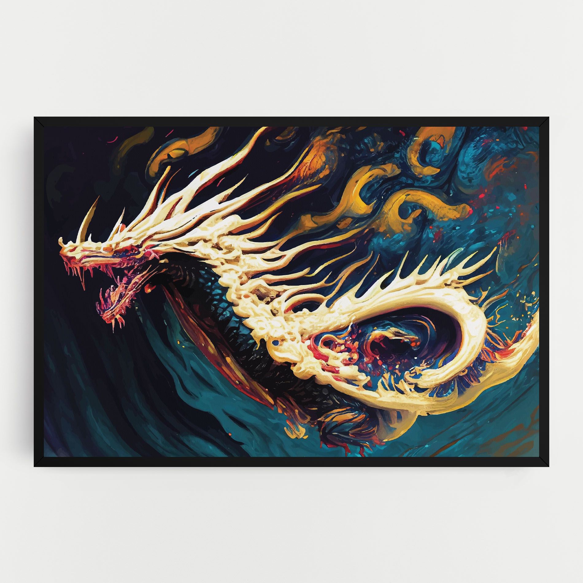 Flying Acrylic Dragon mockup 0