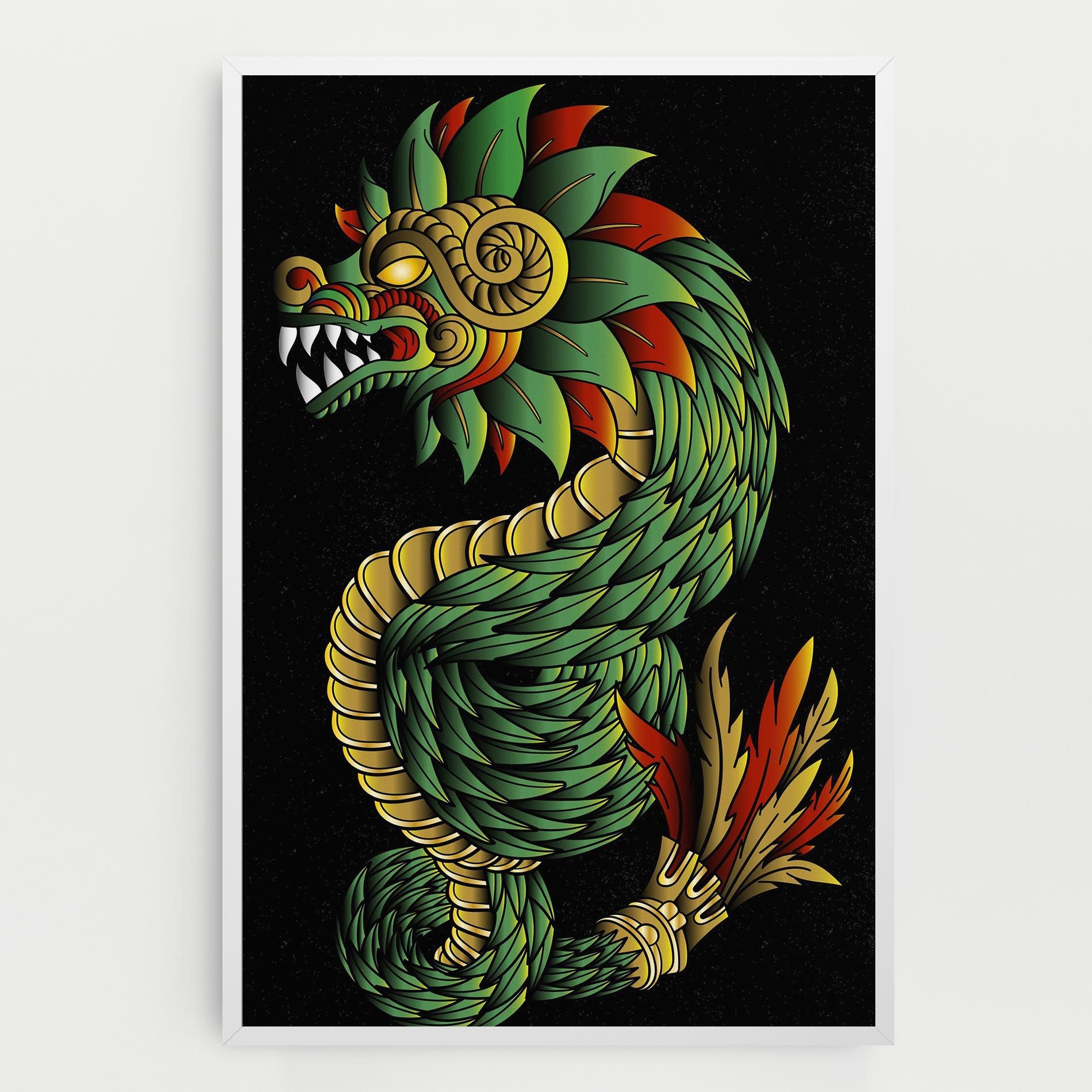 Green Yellow Dragon mockup 0