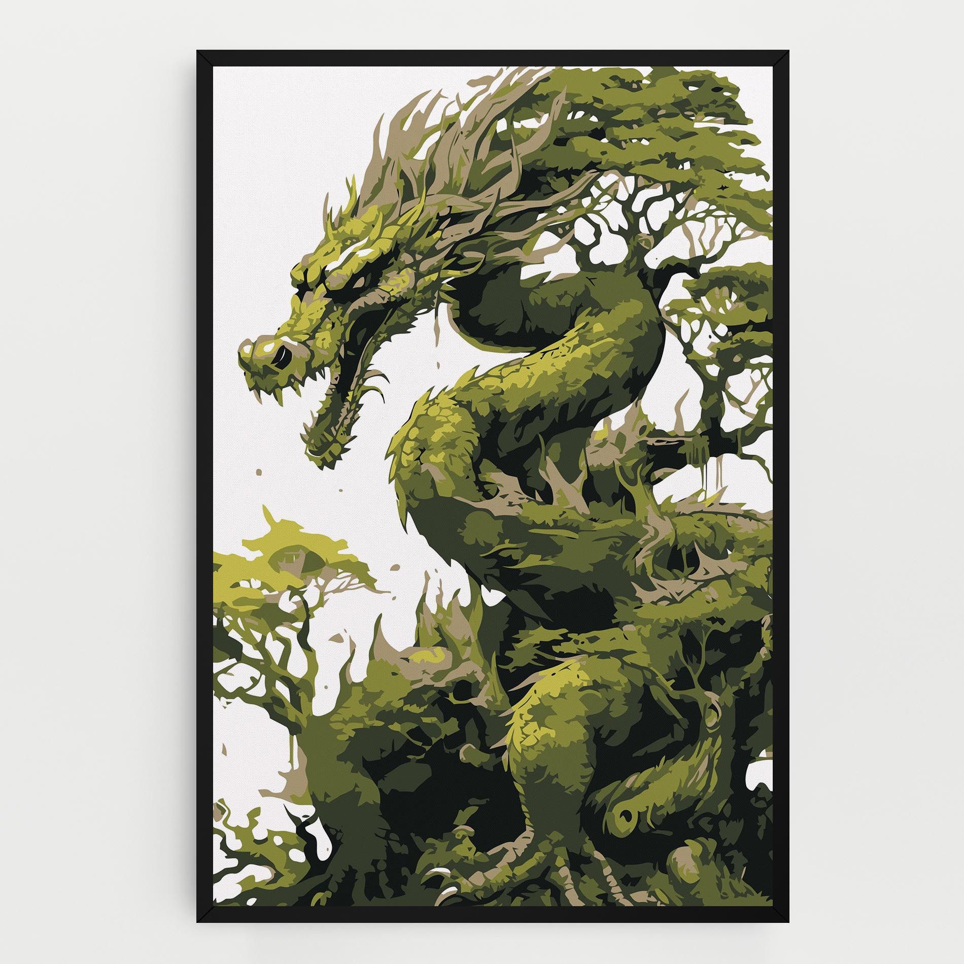 Green Nature Dragon mockup 0