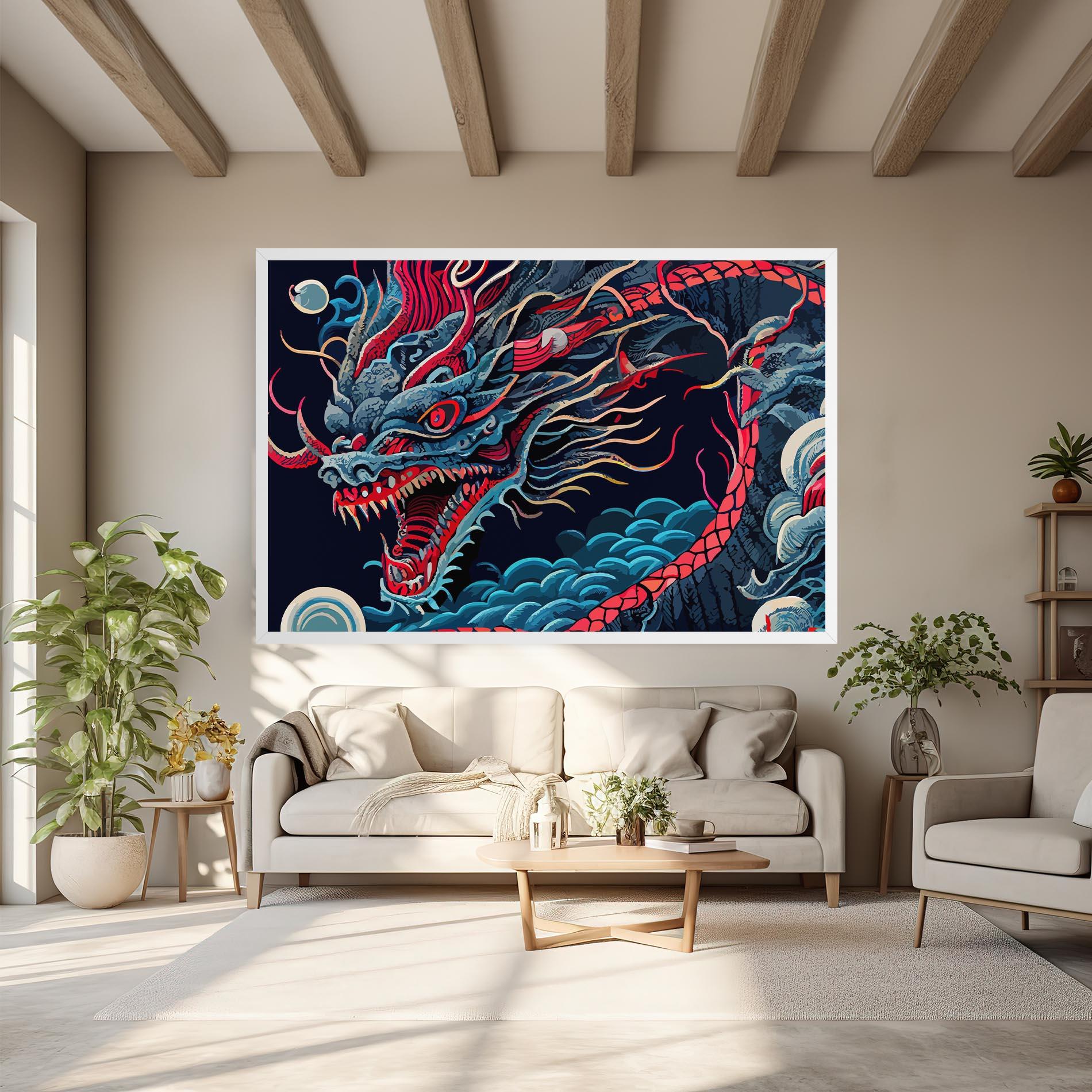 Leinwandbild Cloud Dragon mockup 6