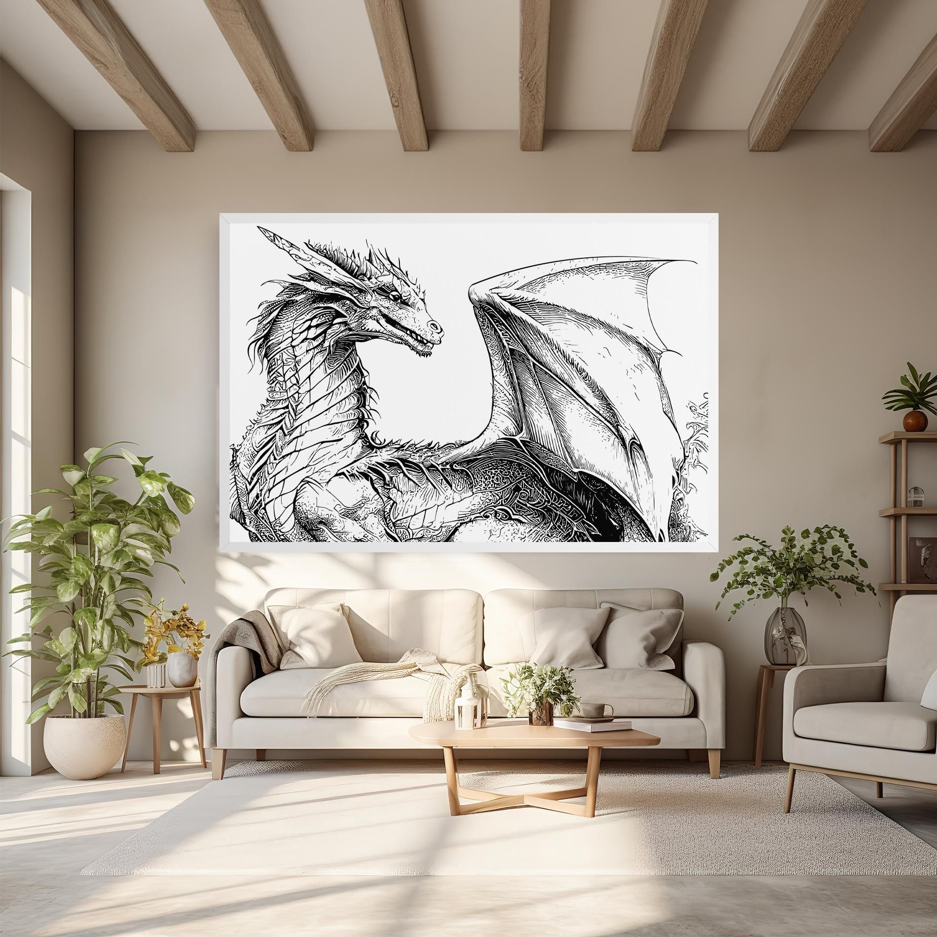 Dragon Sketch mockup 6