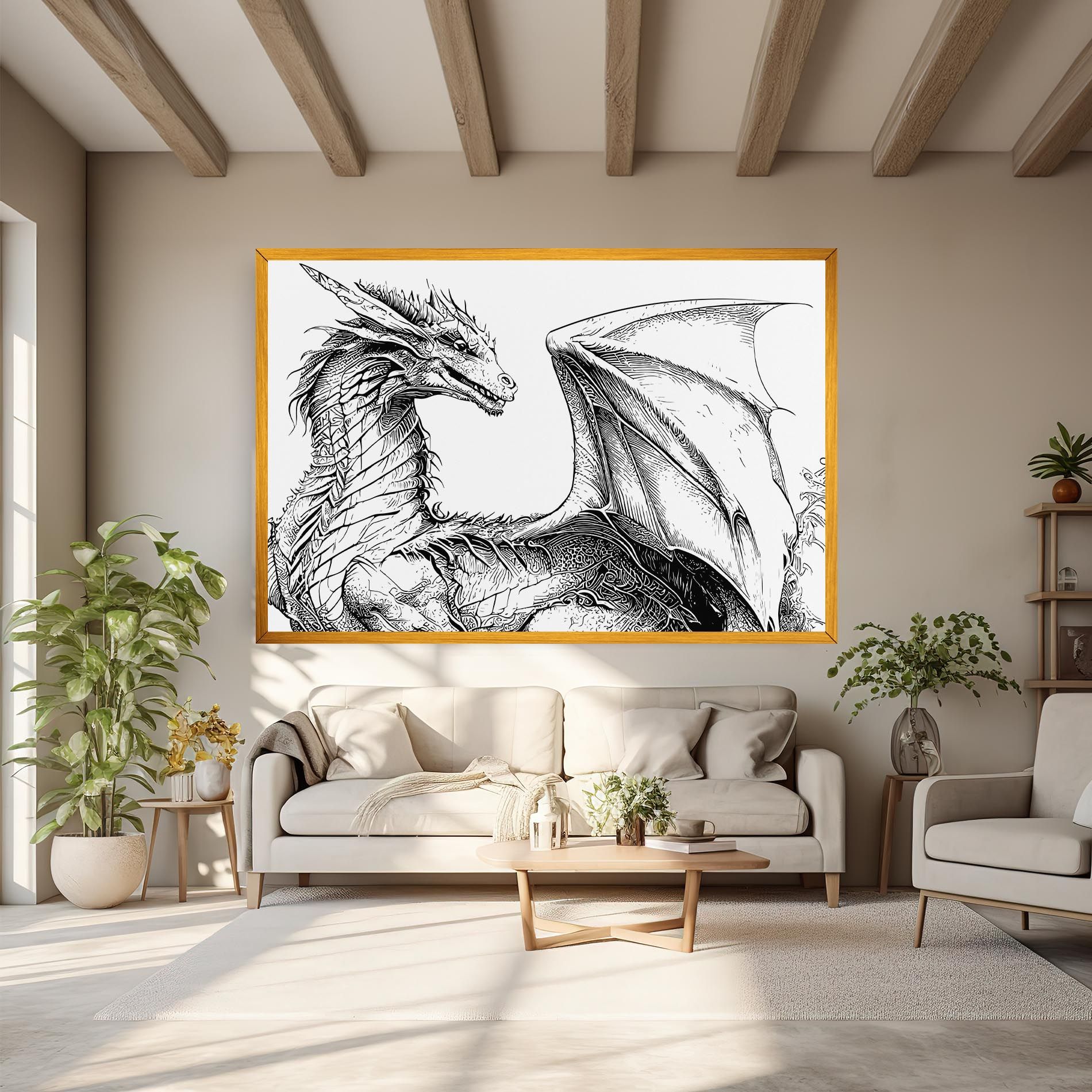 Dragon Sketch mockup 6