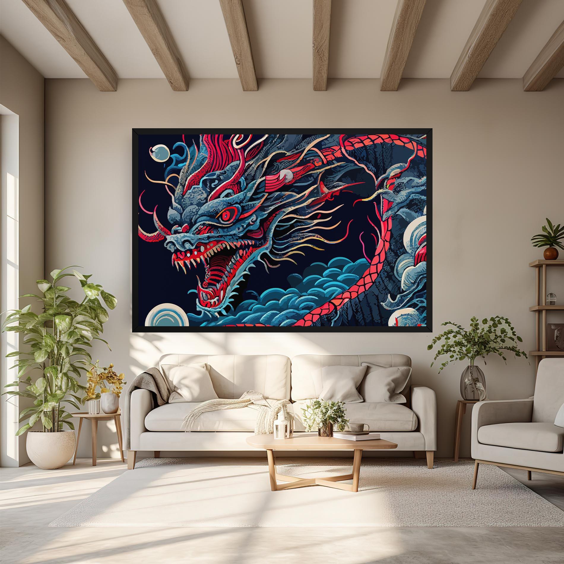 Leinwandbild Cloud Dragon mockup 6