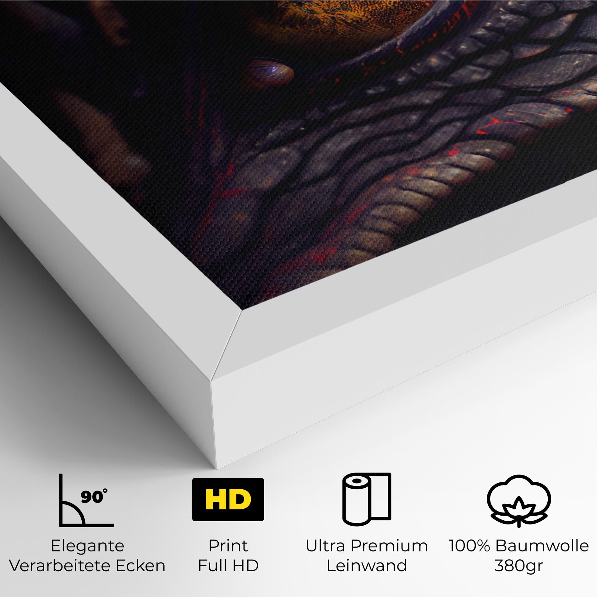 Close Up Red Eye Dragon mockup 4