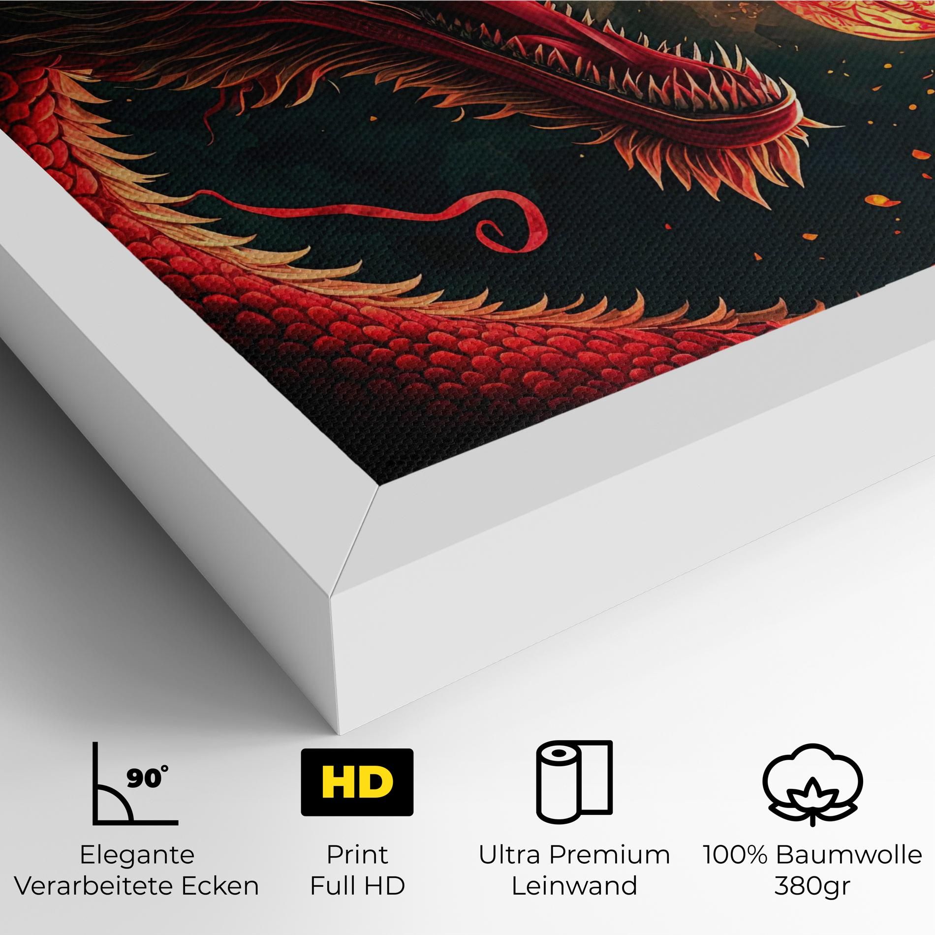 Red Fire Dragon mockup 4