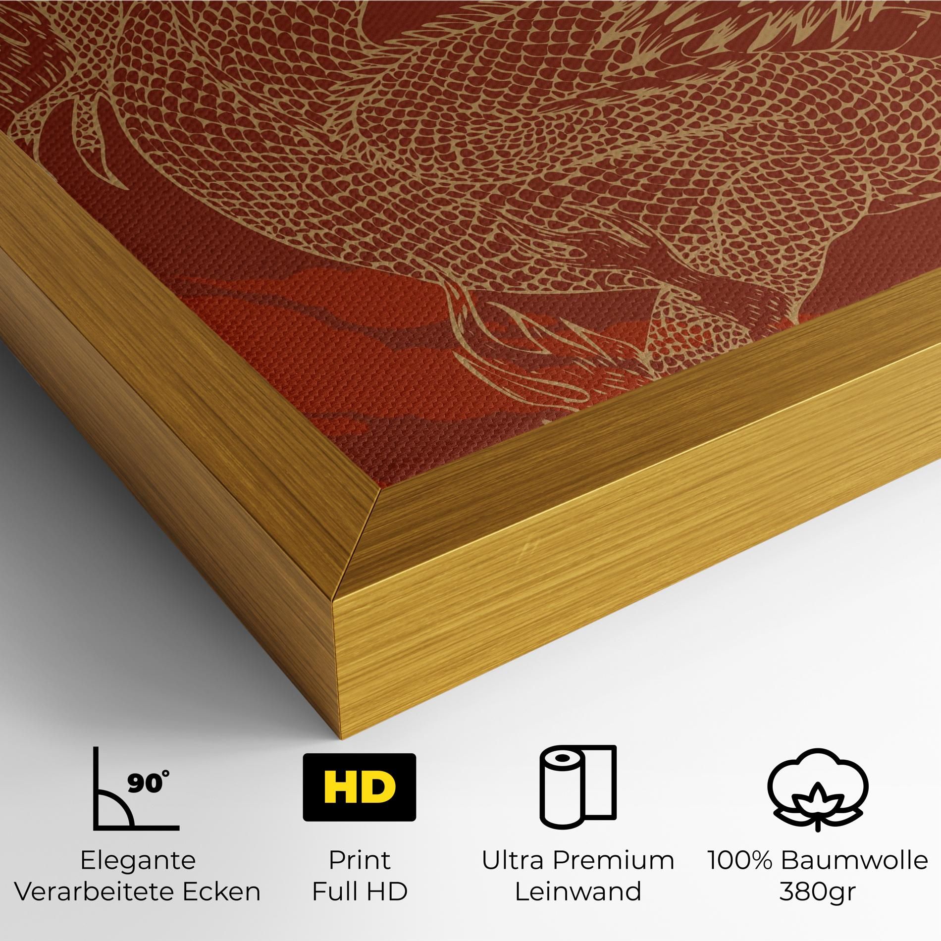 Chinese Dragon Red mockup 4