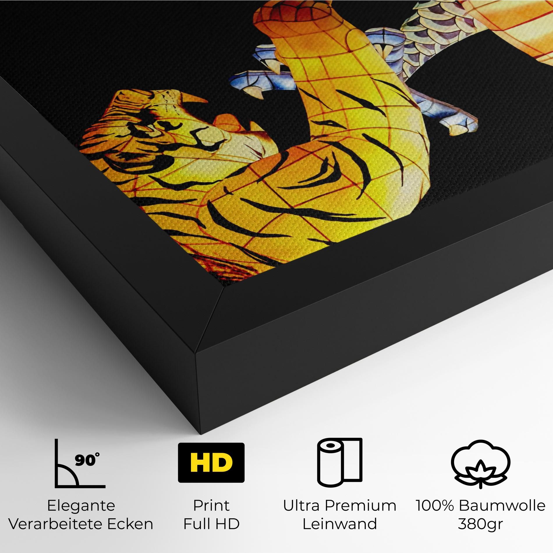Chinese Dragon And Tiger mockup 4