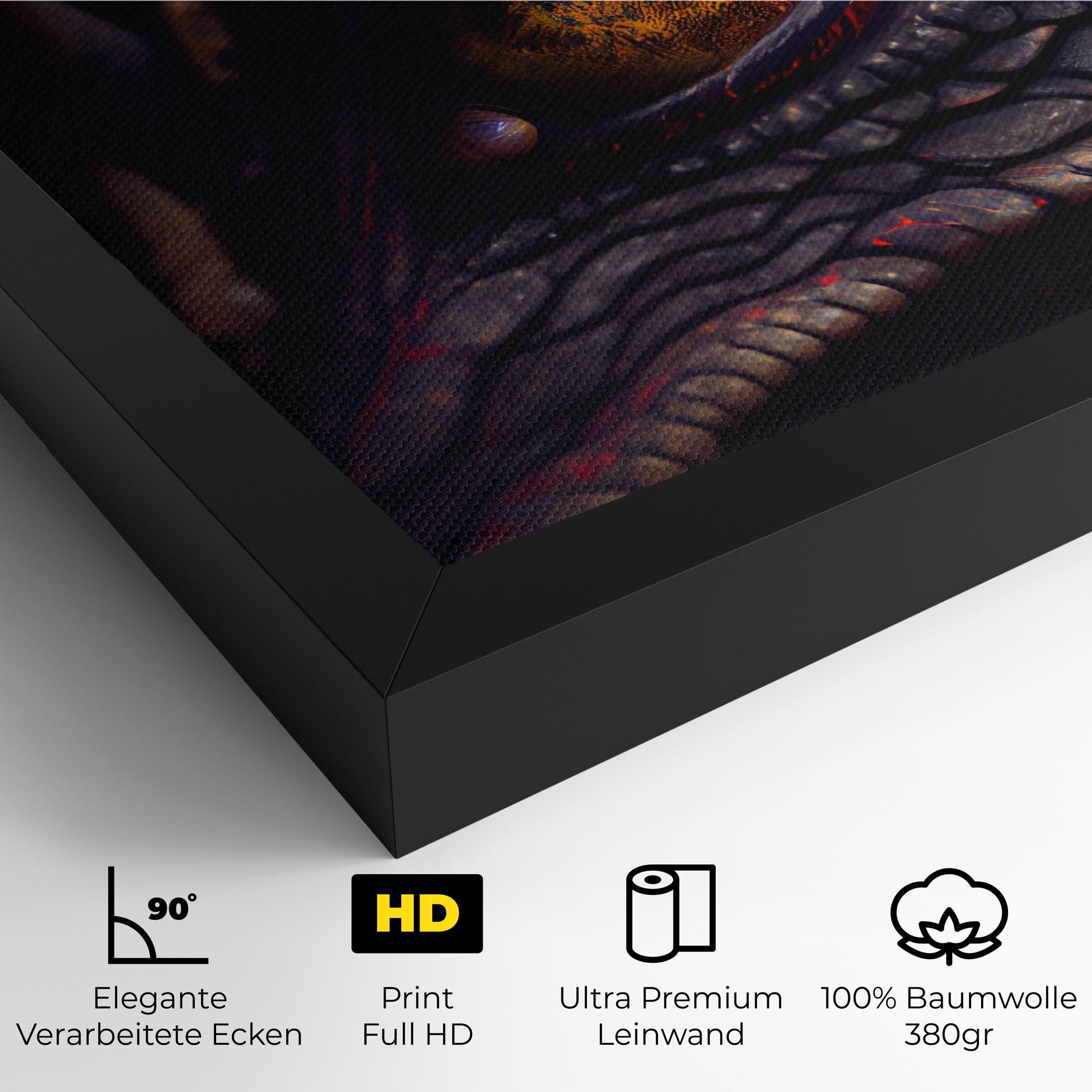 Close Up Red Eye Dragon mockup 4