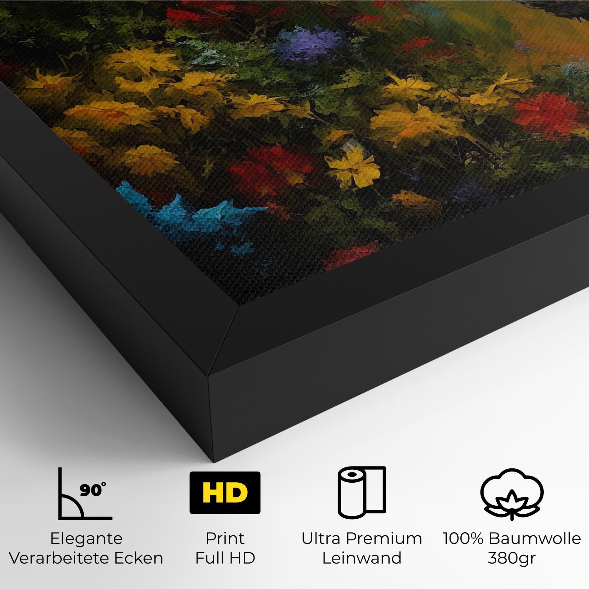 Leinwandbild Dragon In Nature mockup 4