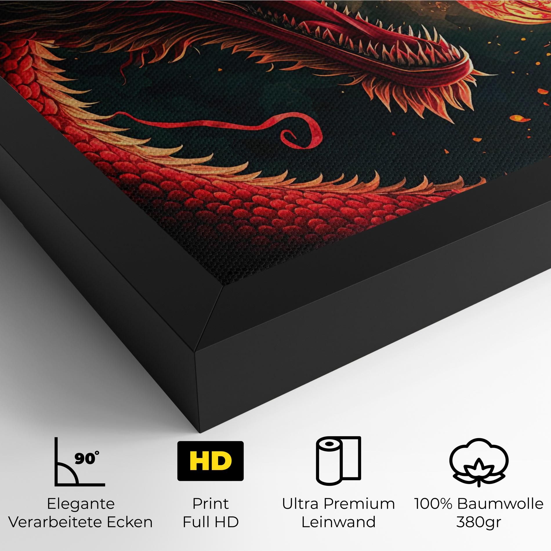 Red Fire Dragon mockup 4