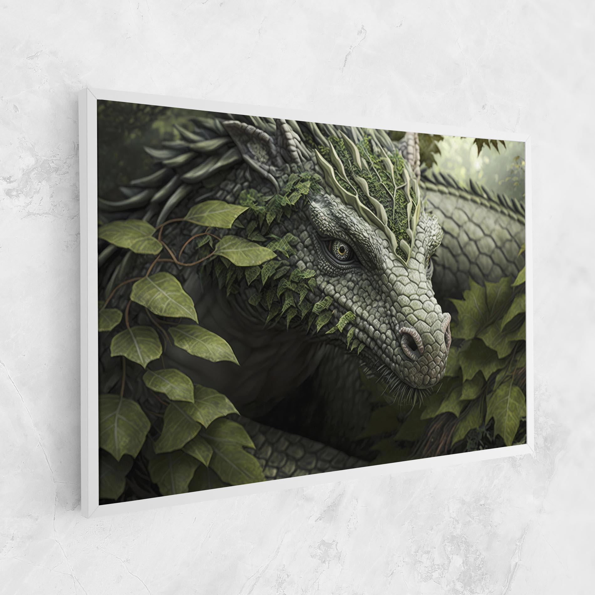 Leinwandbild Ancient Forest Dragon mockup 1