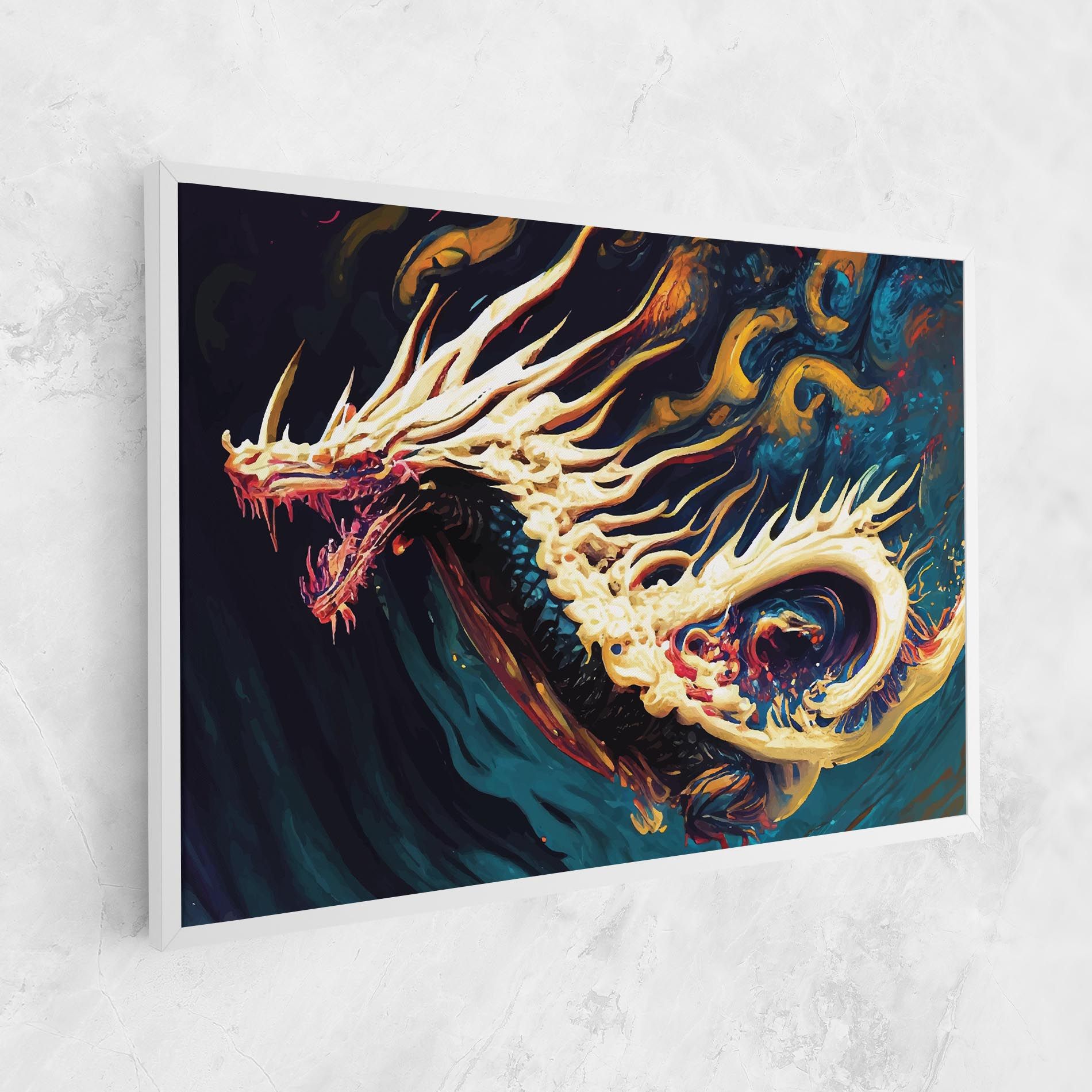 Flying Acrylic Dragon mockup 1