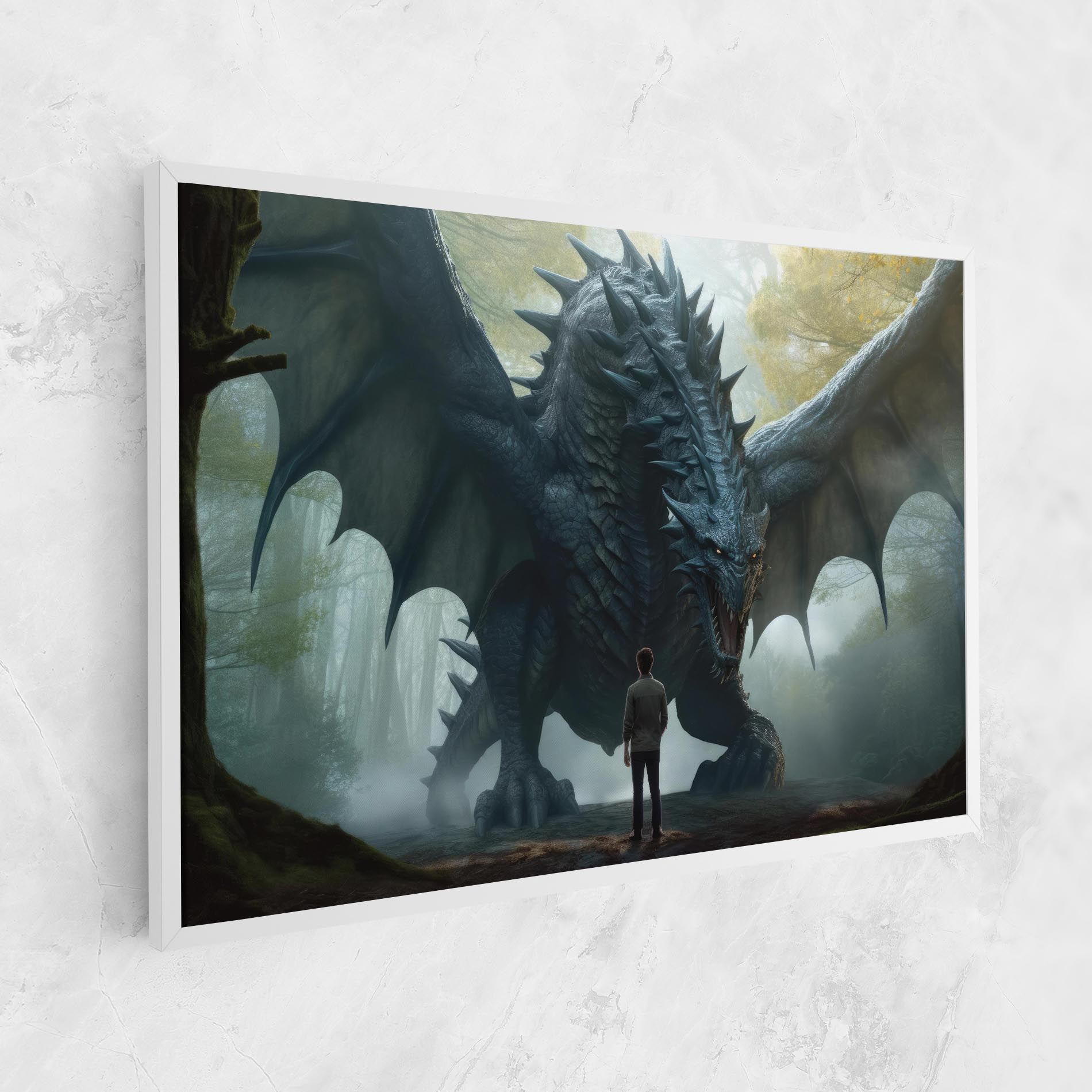 Huge Dragon Fantasy mockup 1