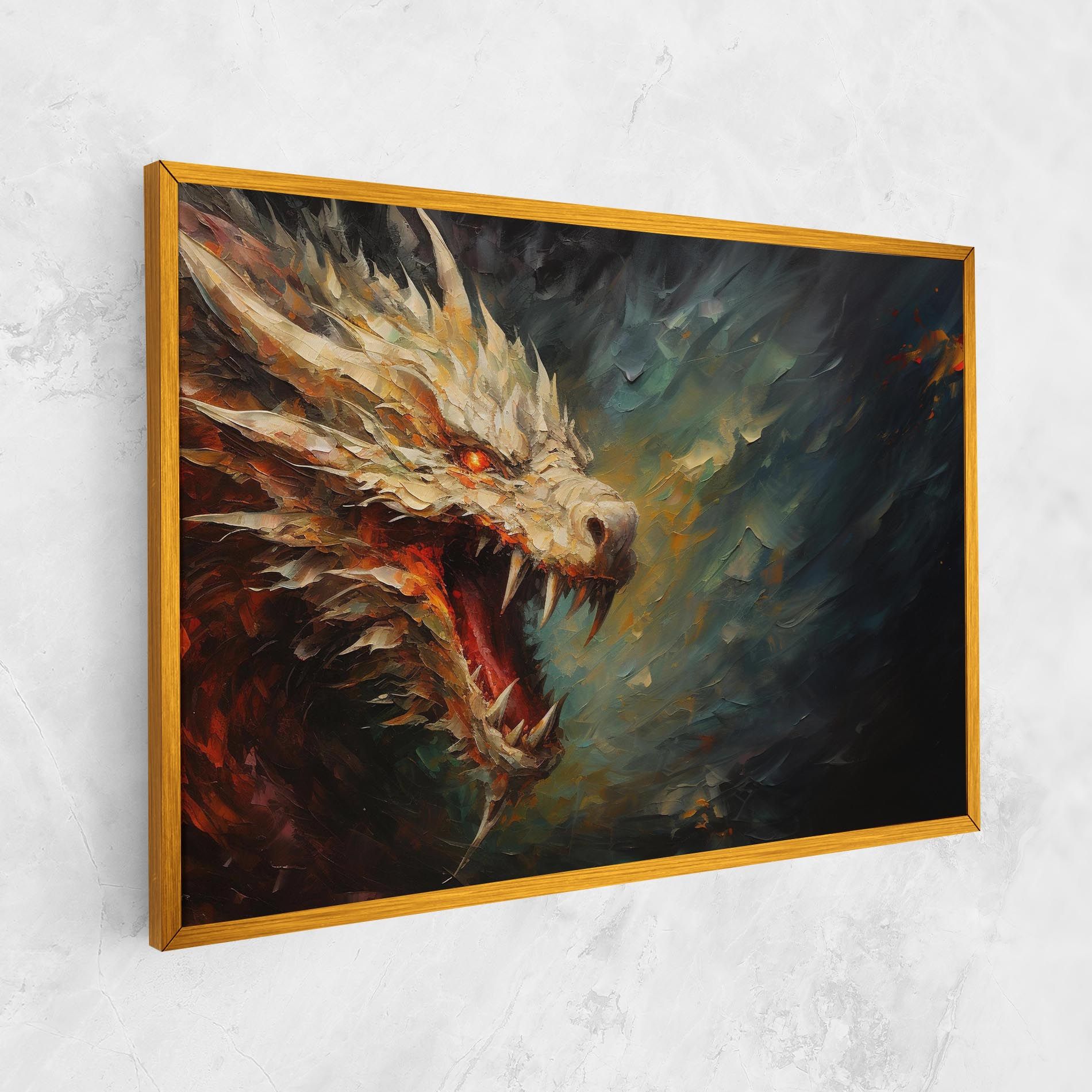 Angry Dragon Painting mockup 1