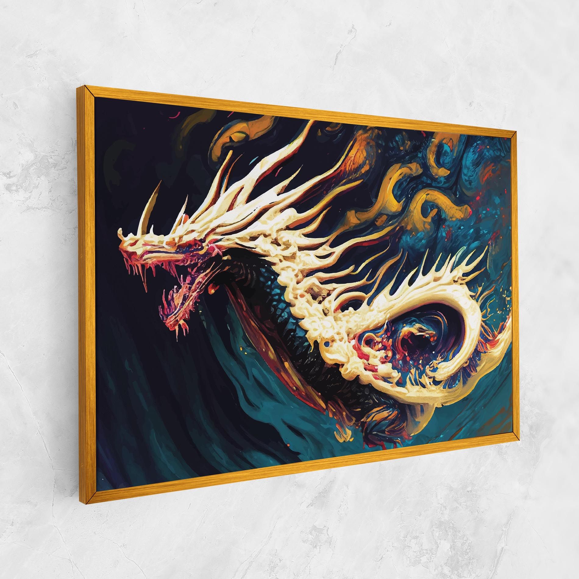 Flying Acrylic Dragon mockup 1