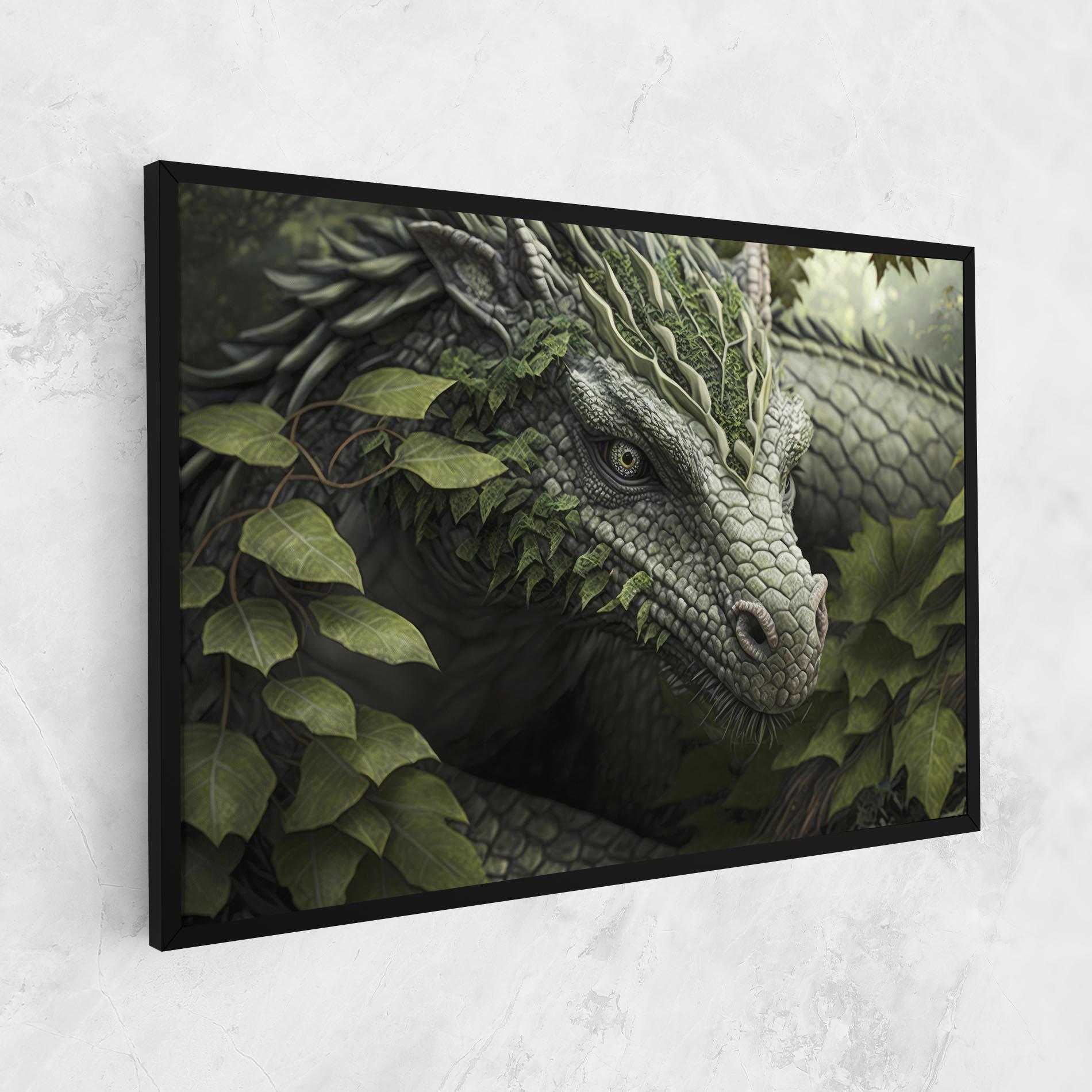 Leinwandbild Ancient Forest Dragon mockup 1