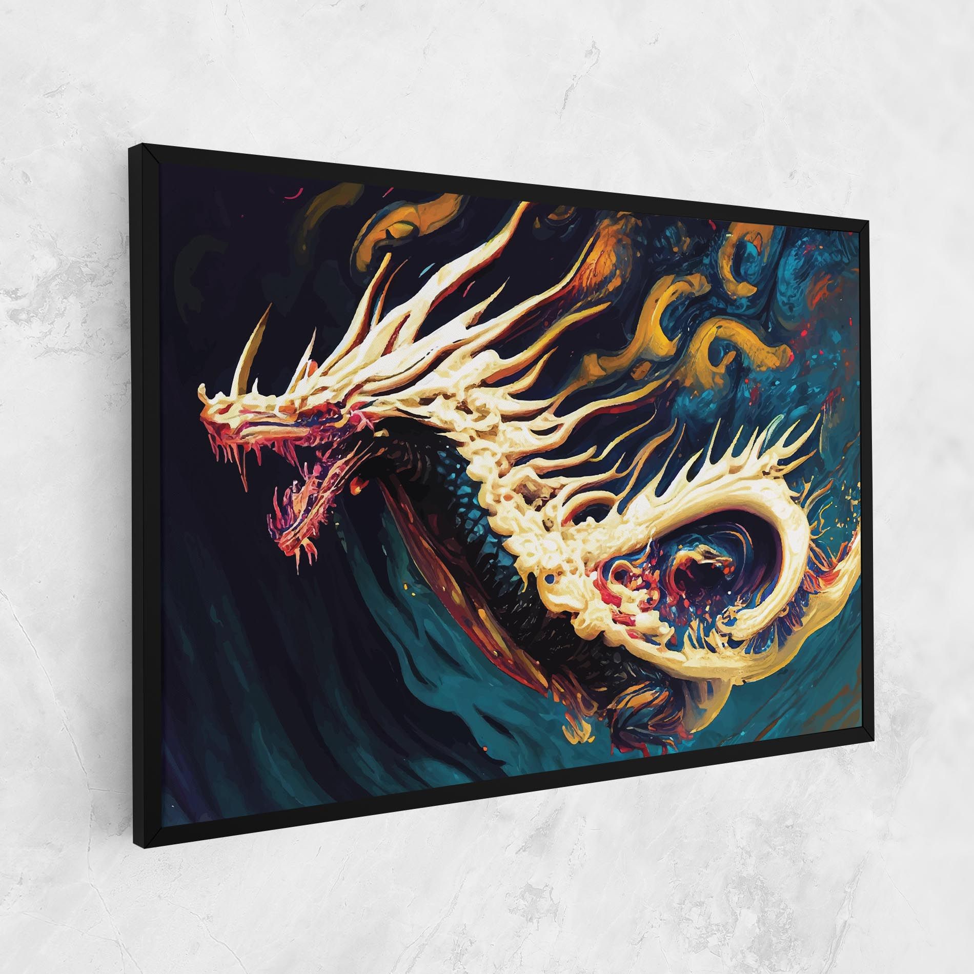 Flying Acrylic Dragon mockup 1