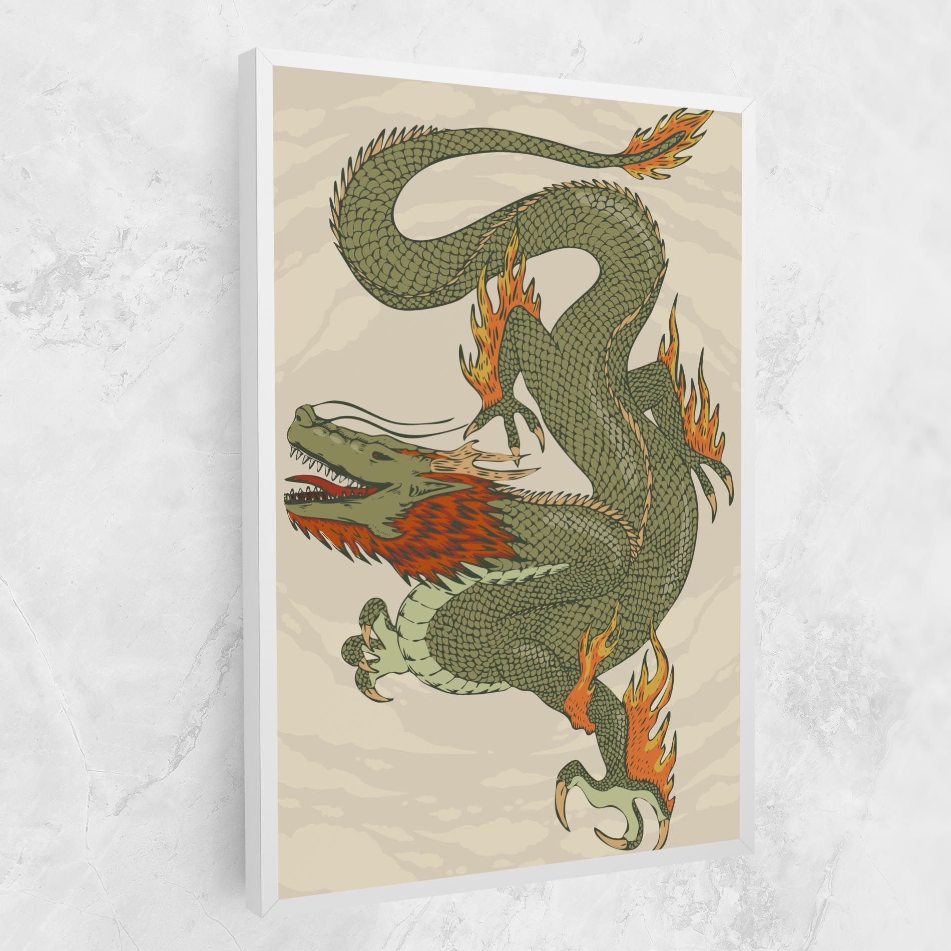 Chinese Dragon Green mockup 1