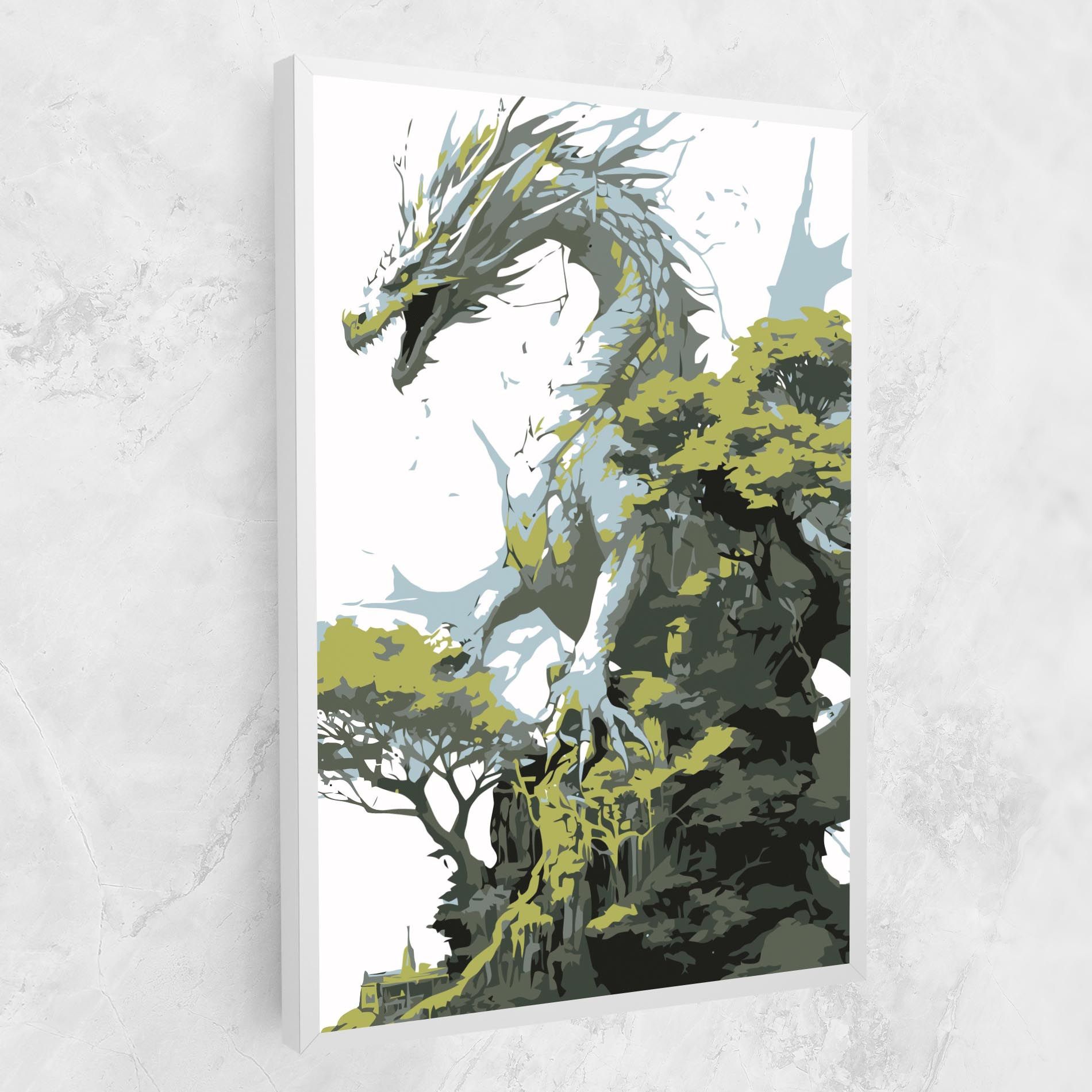 Grey Nature Dragon mockup 1