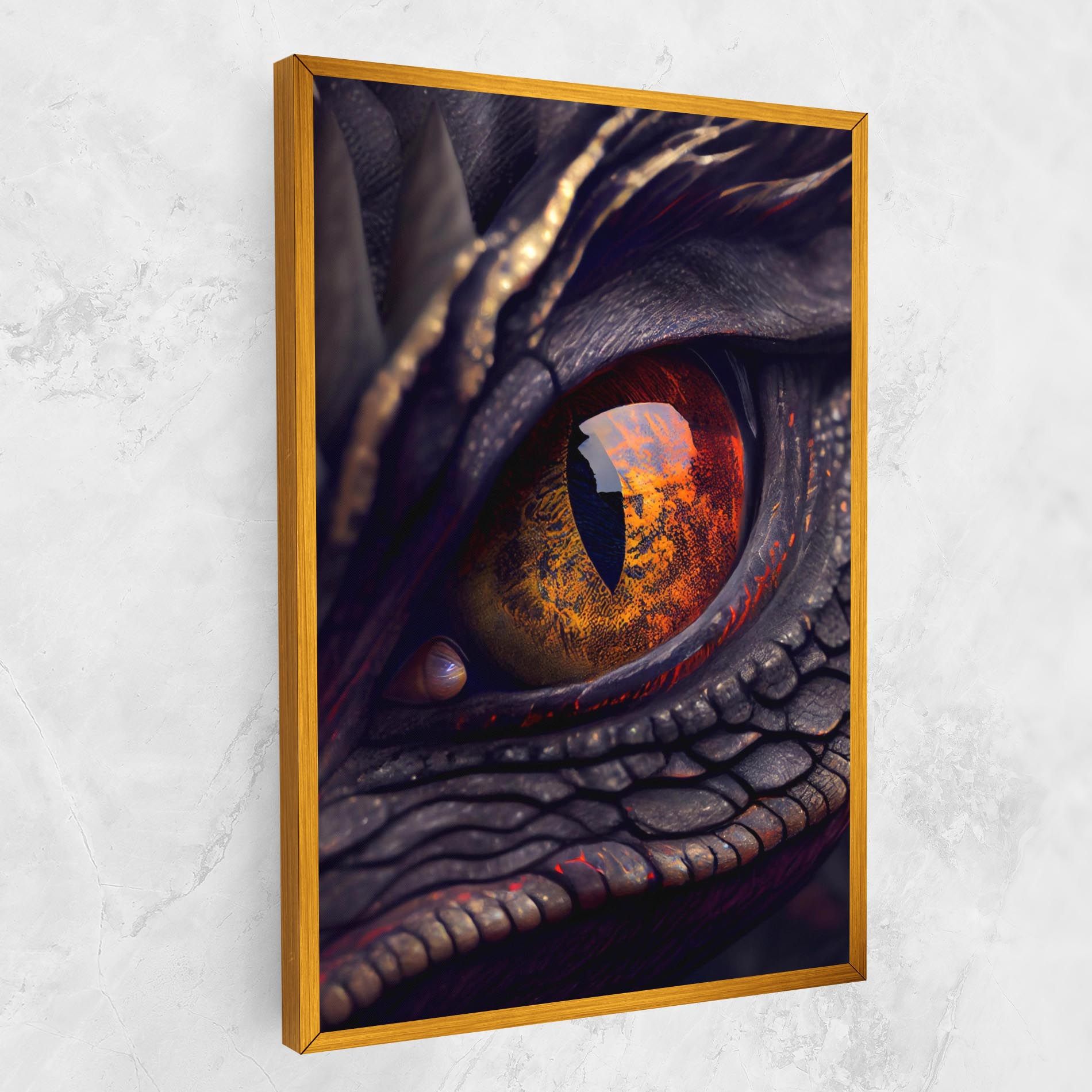 Close Up Red Eye Dragon mockup 1